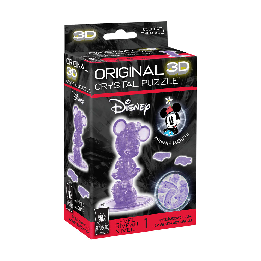 BePuzzled Disney Minnie Mouse 3D Crystal Puzzle - 42 Pcs - Image 2