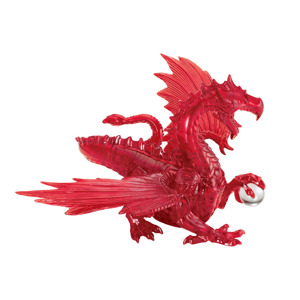 BePuzzled Red Dragon 3D Crystal Puzzle - 56 Pieces - Image 2