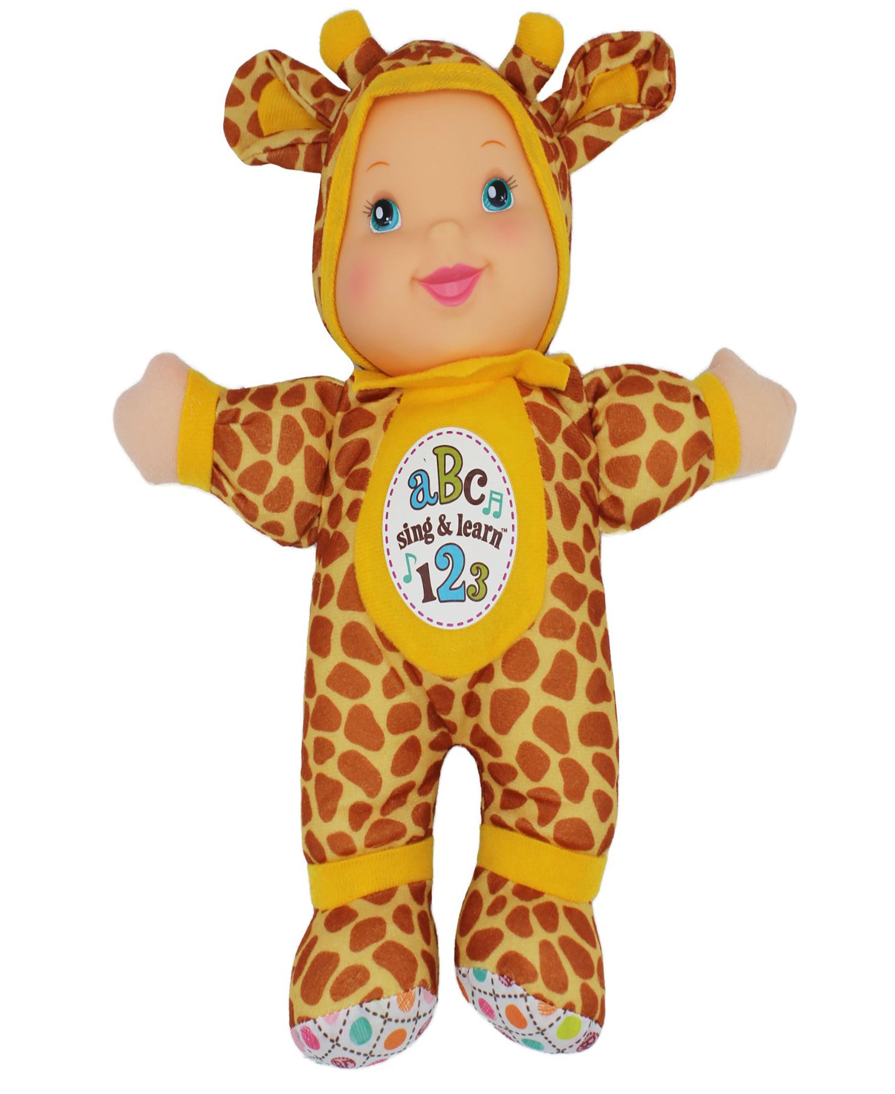 Goldberger Baby's First Sing & Learn Giraffe - Bilingual Educational Toy - Image 2