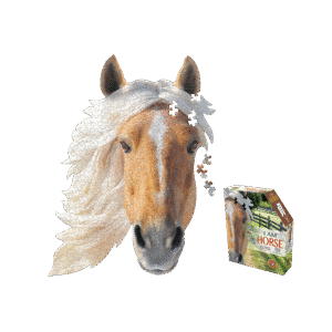 Madd Capp I AM HORSE Unique-Shaped 300-Piece Jigsaw Puzzle