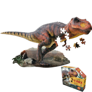 Madd Capp T. Rex Shaped Jigsaw Puzzle - 100 pc