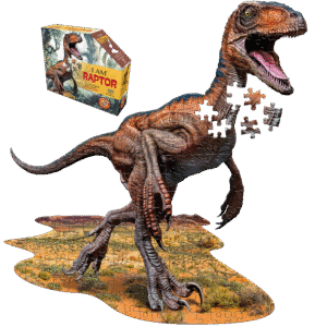 Madd Capp Dinosaur-Themed Raptor Jigsaw Puzzle - 100 pc