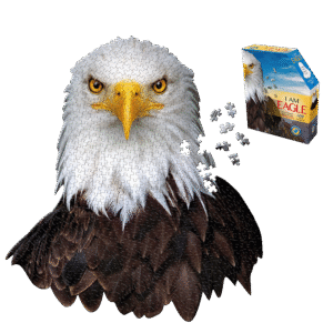 Madd Capp I AM EAGLE Animal Head-Shaped Jigsaw Puzzle - 550 pc