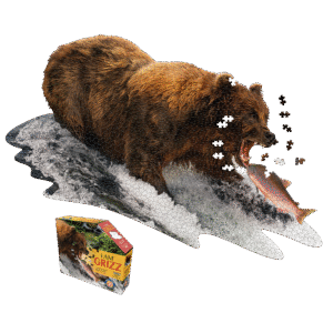 Madd Capp I AM GRIZZ 1000-Piece Jigsaw Puzzle - Grizzly Bear Edition