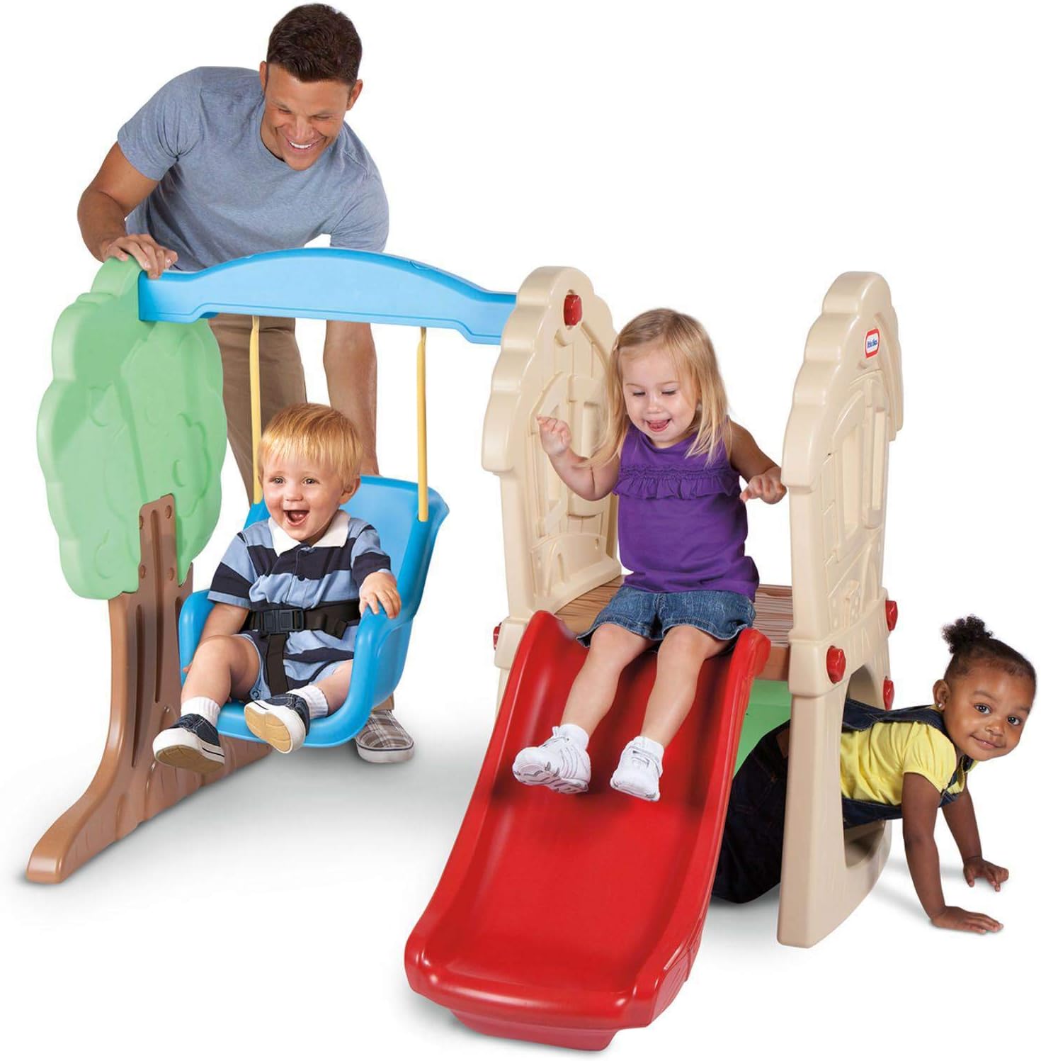 Little Tikes Hide & Seek Climber & Swing Playset - Image 4