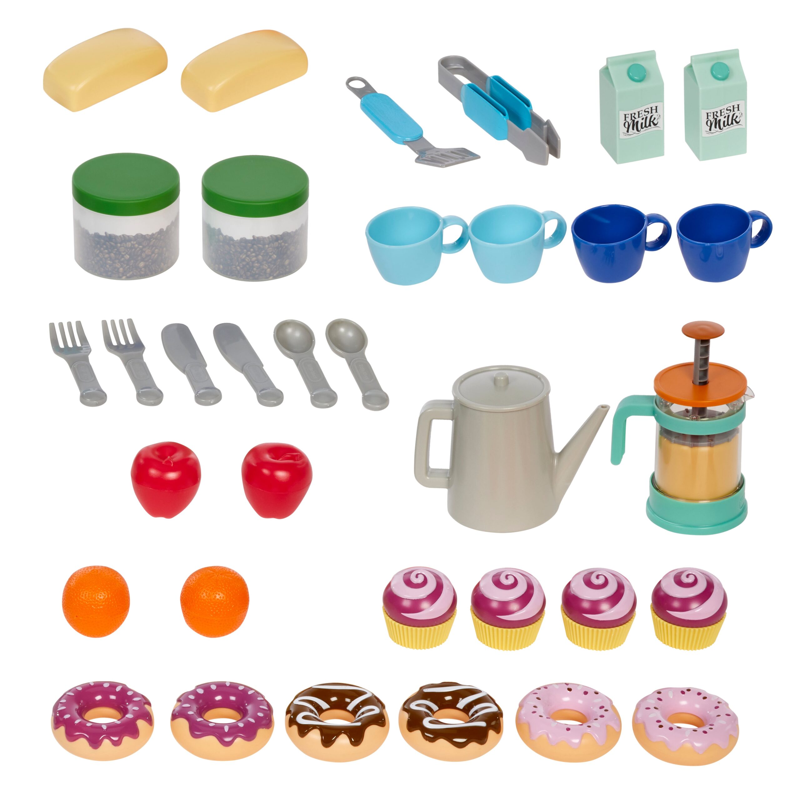 Little Tikes Caf?? & Bakery Dual-Sided Play Kitchen with Realistic Lights and Sounds