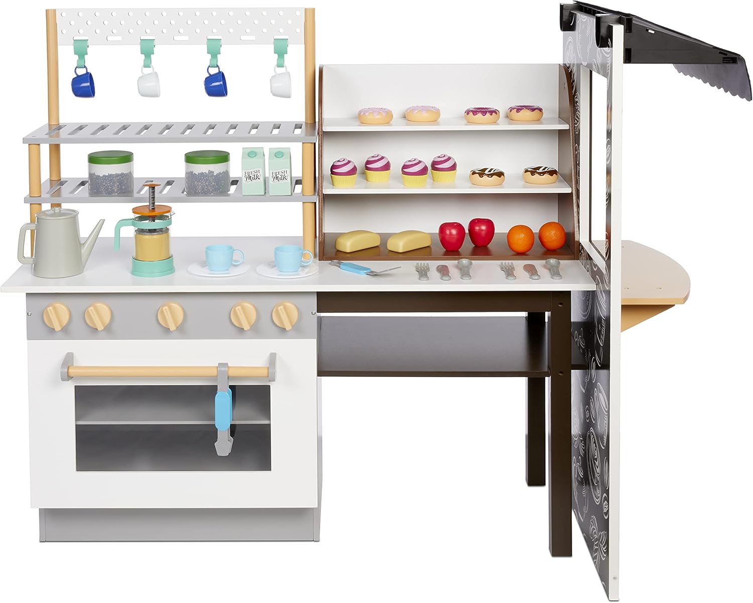 Little Tikes Caf?? & Bakery Dual-Sided Play Kitchen with Realistic Lights and Sounds - Image 3