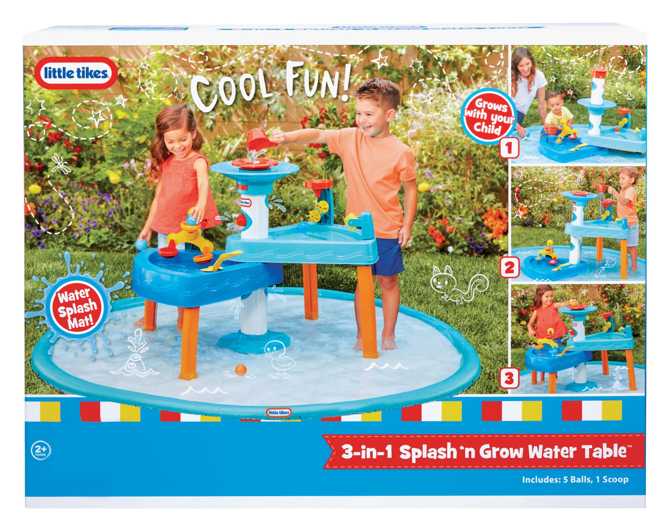3-in-1 Splash 'n Grow Water Table | Multi-Height Outdoor Playset - Image 4