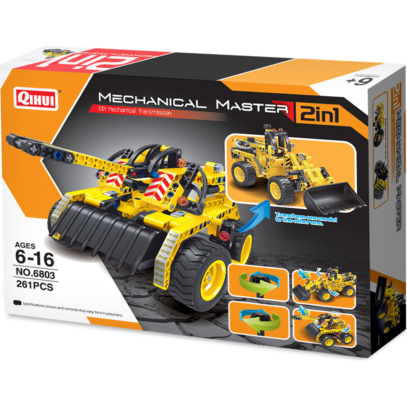Action Blocks Actio Block Loader/Cannon 2in1 Building Set by Qihui - Image 2