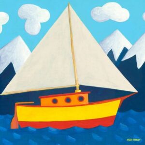 Oopsy Daisy's Nautical Adventure Canvas Wall Art 10x10