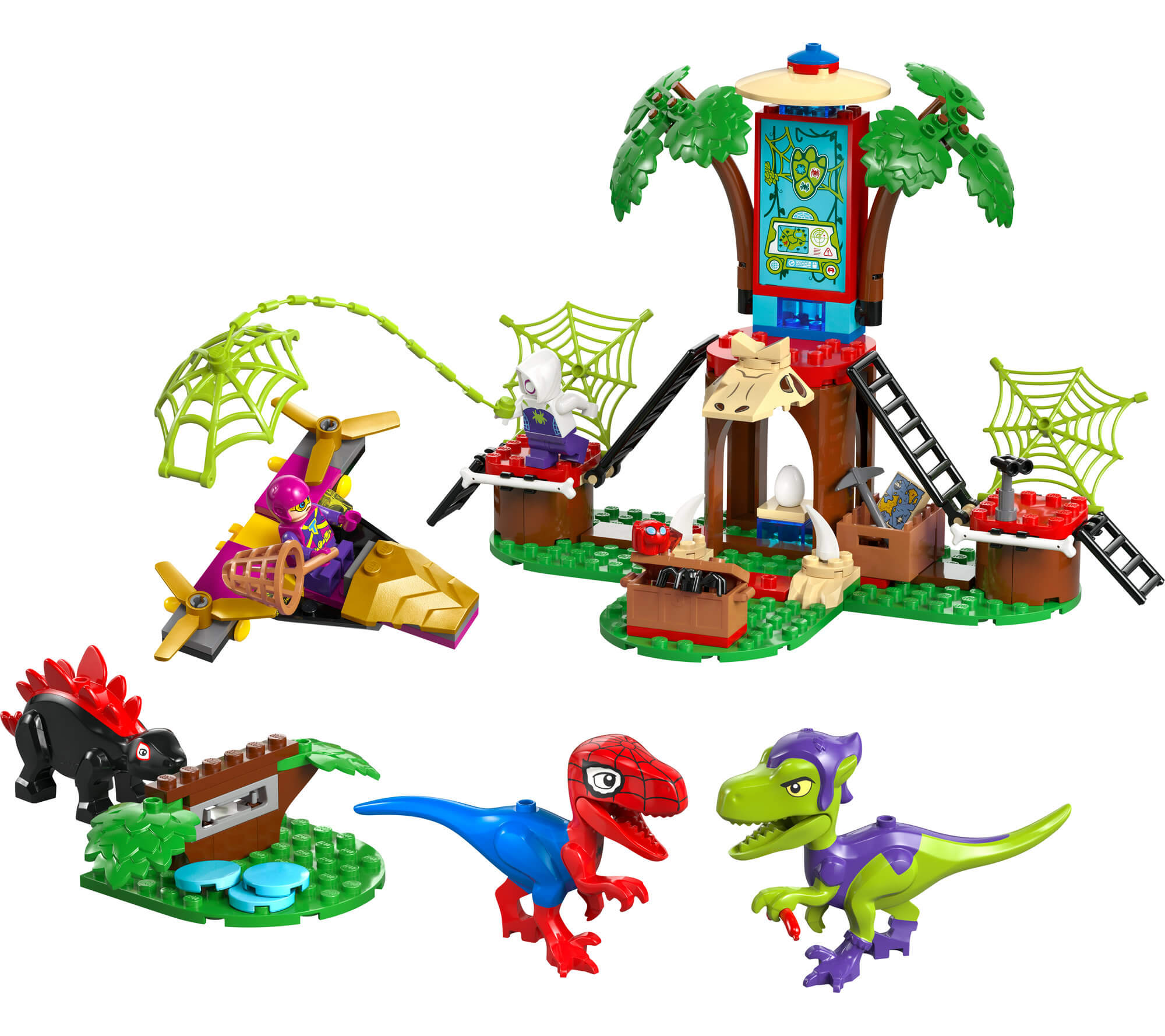 LEGO Marvel Spidey And His Amazing Friends 143-Piece Tree House Battle Set - Image 3