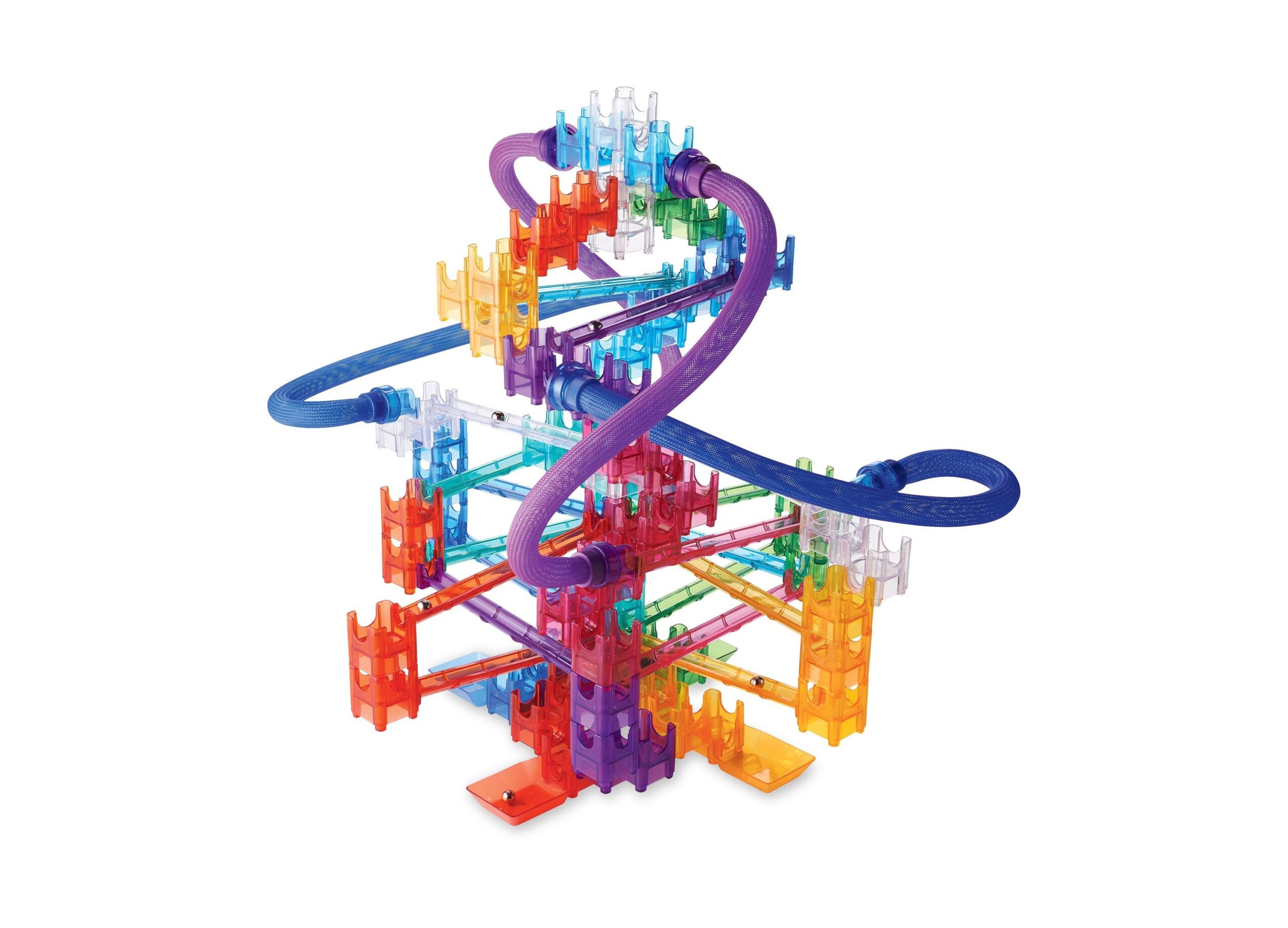 MindWare Q-BA-MAZE 2.0 Rails Extreme Set - Interactive Marble Maze Construction Kit - Image 2