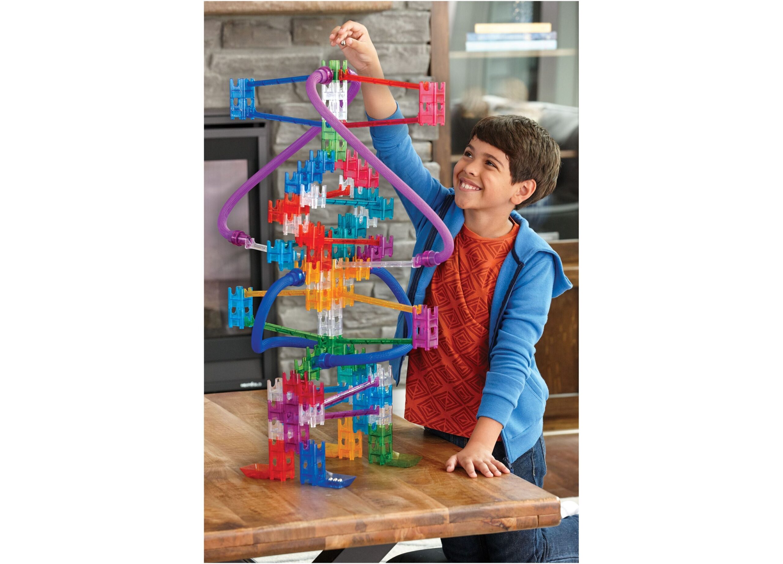 MindWare Q-BA-MAZE 2.0 Rails Extreme Set - Interactive Marble Maze Construction Kit - Image 3