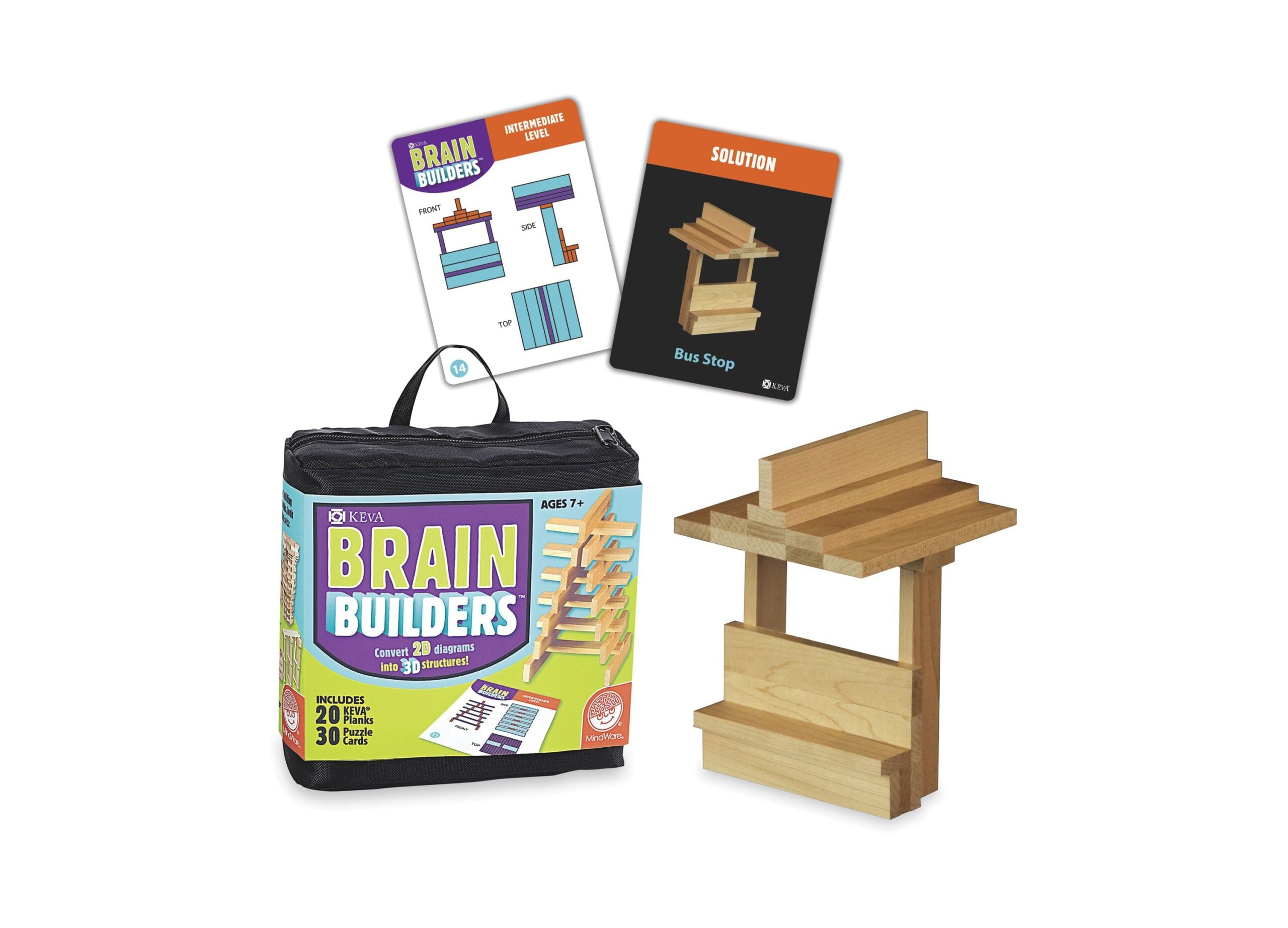 MindWare Brain Builders KEVA Planks Engineering Challenge Game - Image 3
