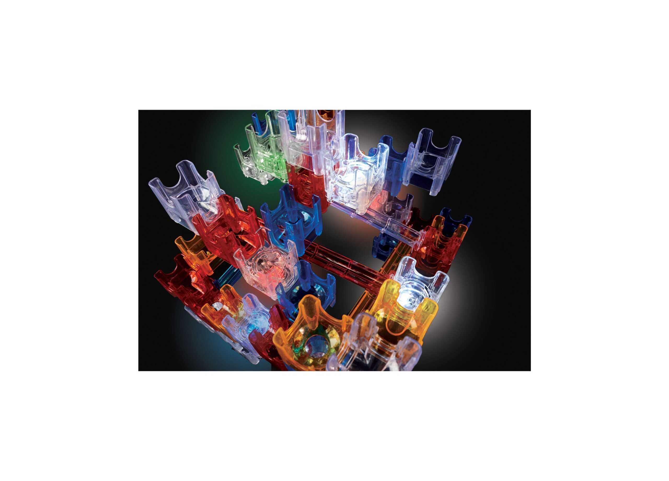 MindWare Q-BA-MAZE 2.0 Deluxe Lights Set - Interactive Marble Maze - Image 5