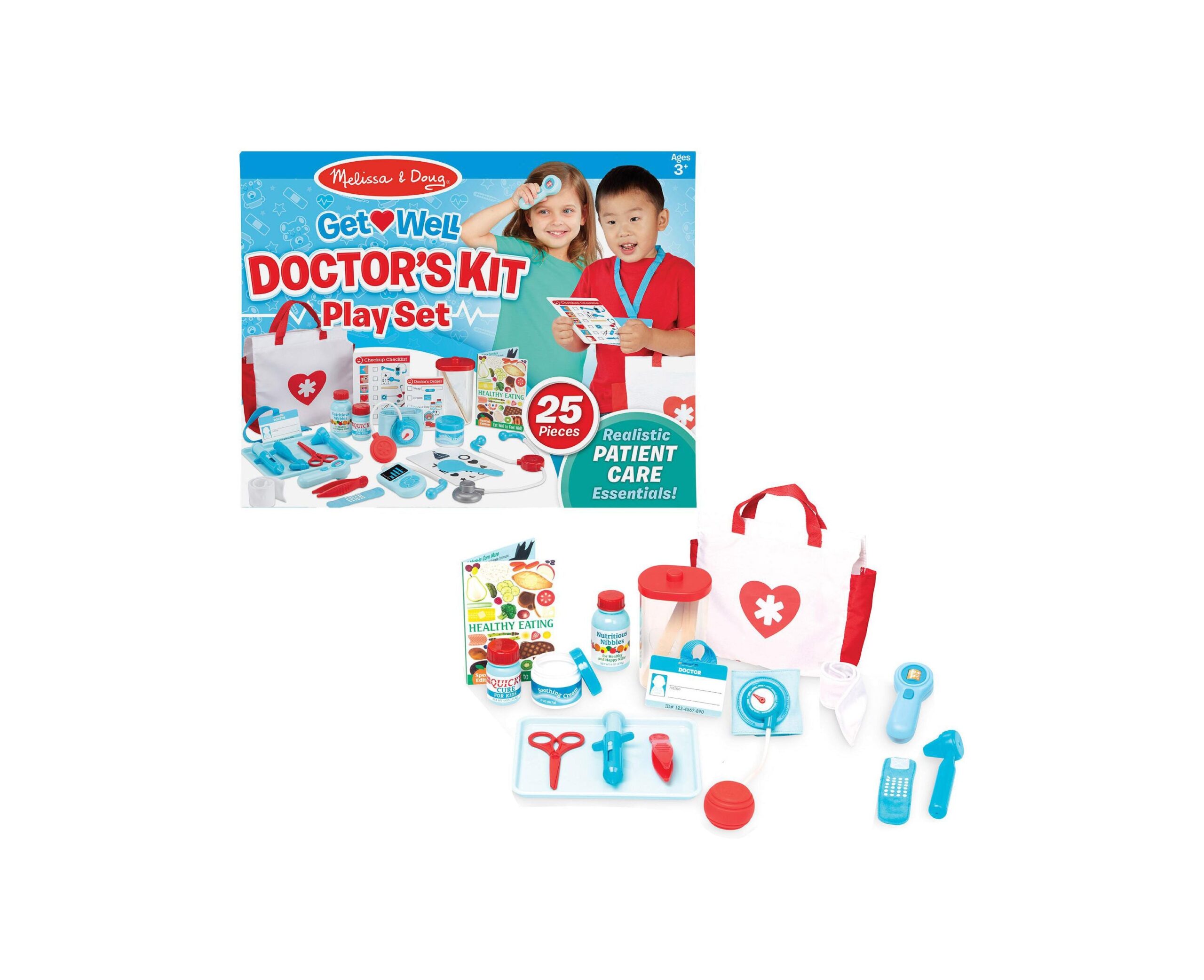 Melissa & Doug 25-Piece Get Well Doctor??s Kit Play Set - Image 3