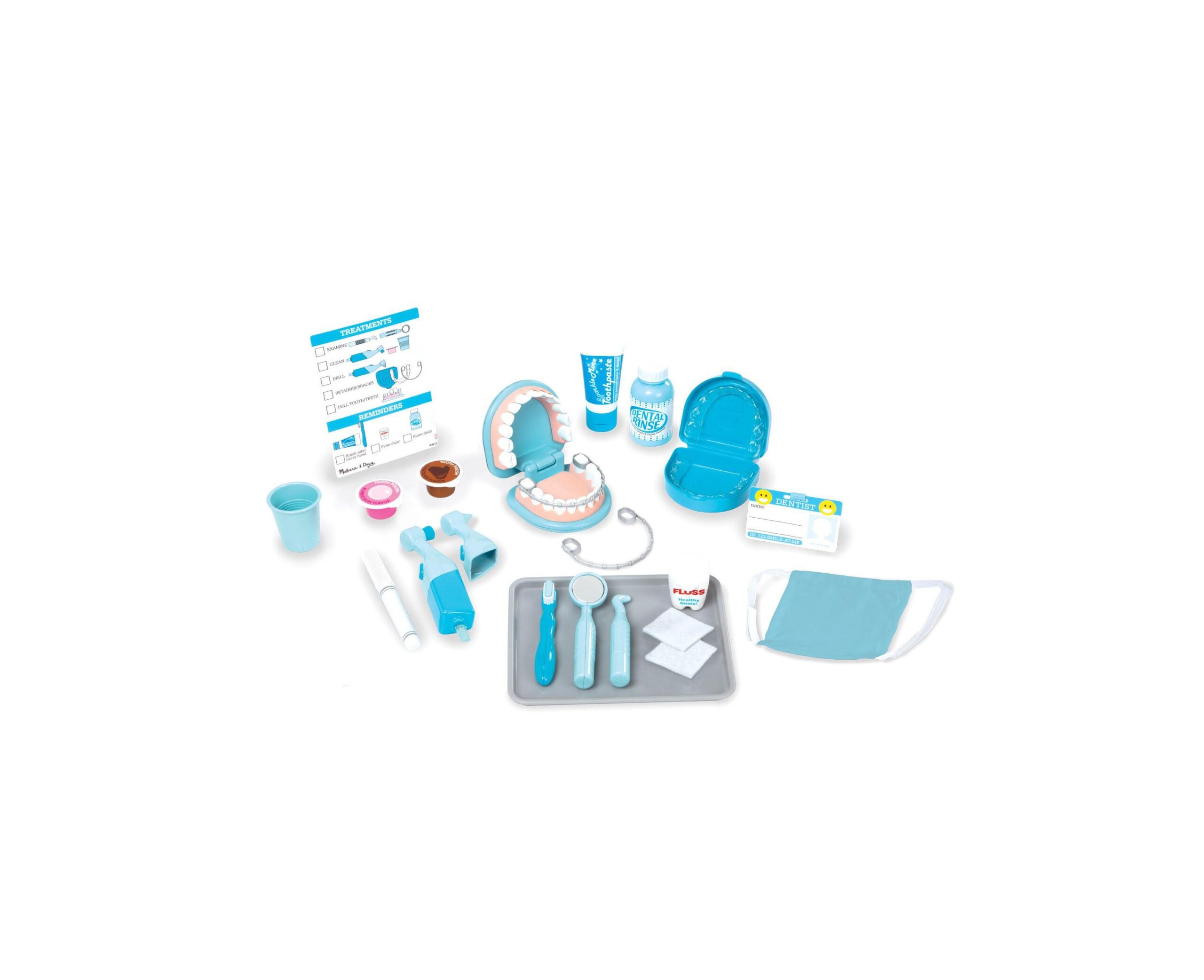 Melissa and Doug 25-Piece Super Smile Dentist Play Set - Image 3