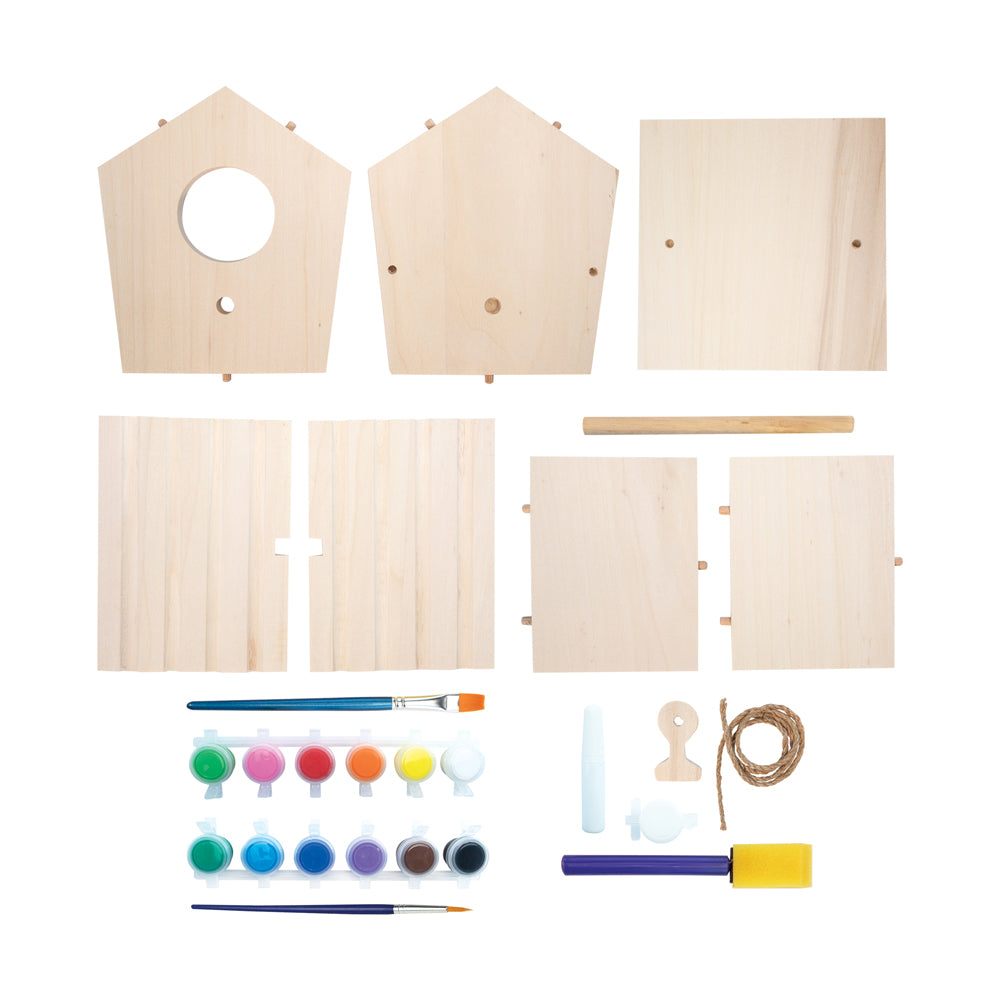 MindWare DIY Birdhouse Creation Kit - Complete Crafting Set - Image 3