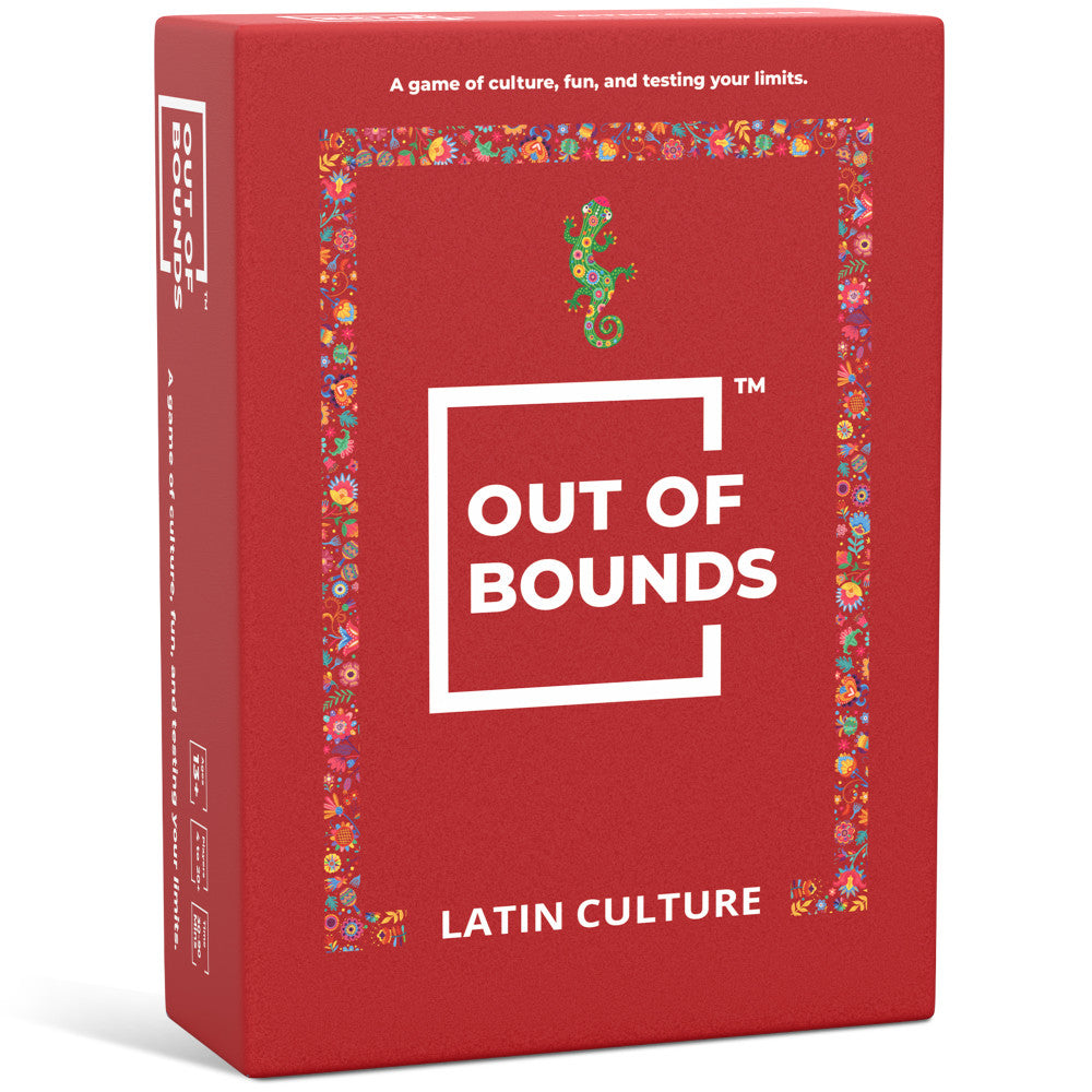 Simpli Gaming Out of Bounds: Latin Culture Card Game, Ages 13+
