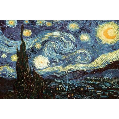 Van Gogh Masterpieces Collage Jigsaw Puzzle - 1000 pc - Image 2