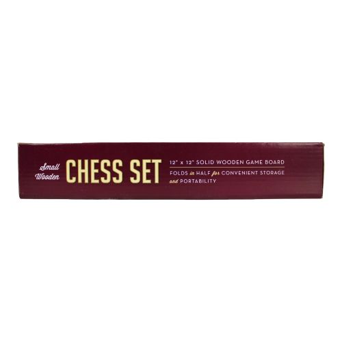 Classic Wooden Chess Set - Travel Friendly 12"x12" Board - Image 4