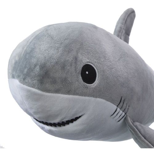 Snoozimals 20 inch Mikey the Shark Plush - Cuddly Sea Companion - Image 4