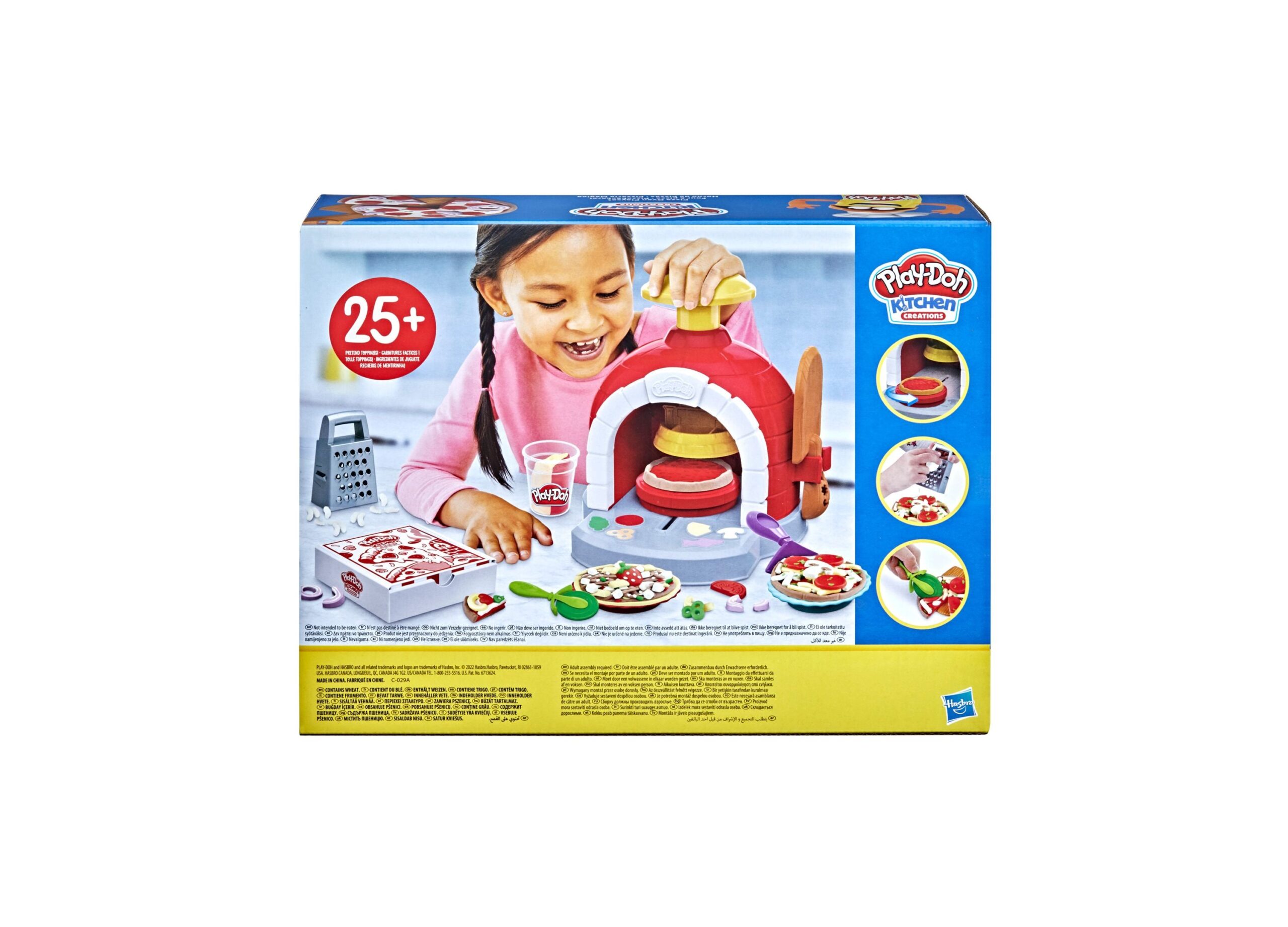 Play-Doh Kitchen Creations Deluxe Pizza Oven Playset - 14 Pieces - Image 3