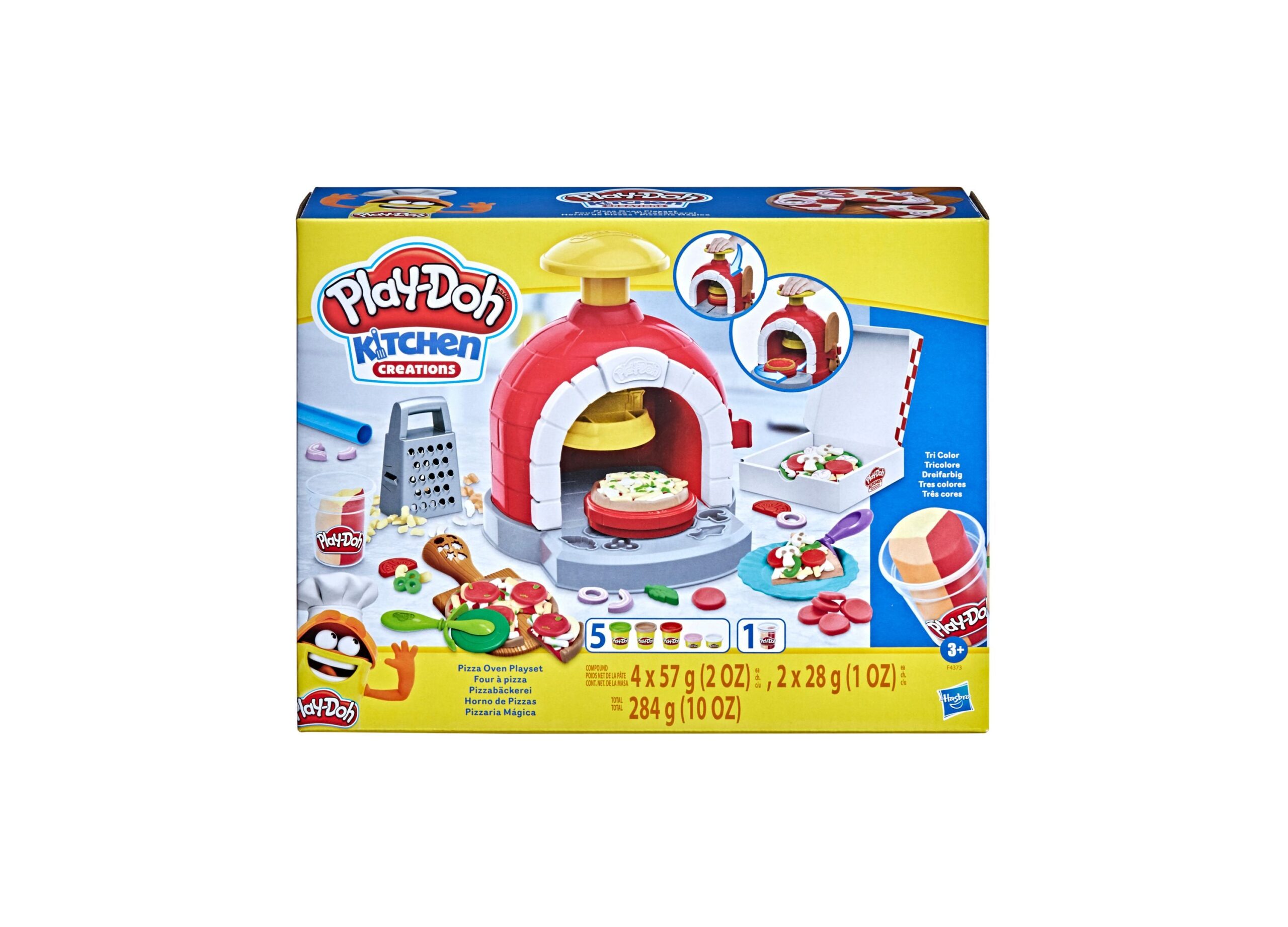 Play-Doh Kitchen Creations Deluxe Pizza Oven Playset - 14 Pieces - Image 4