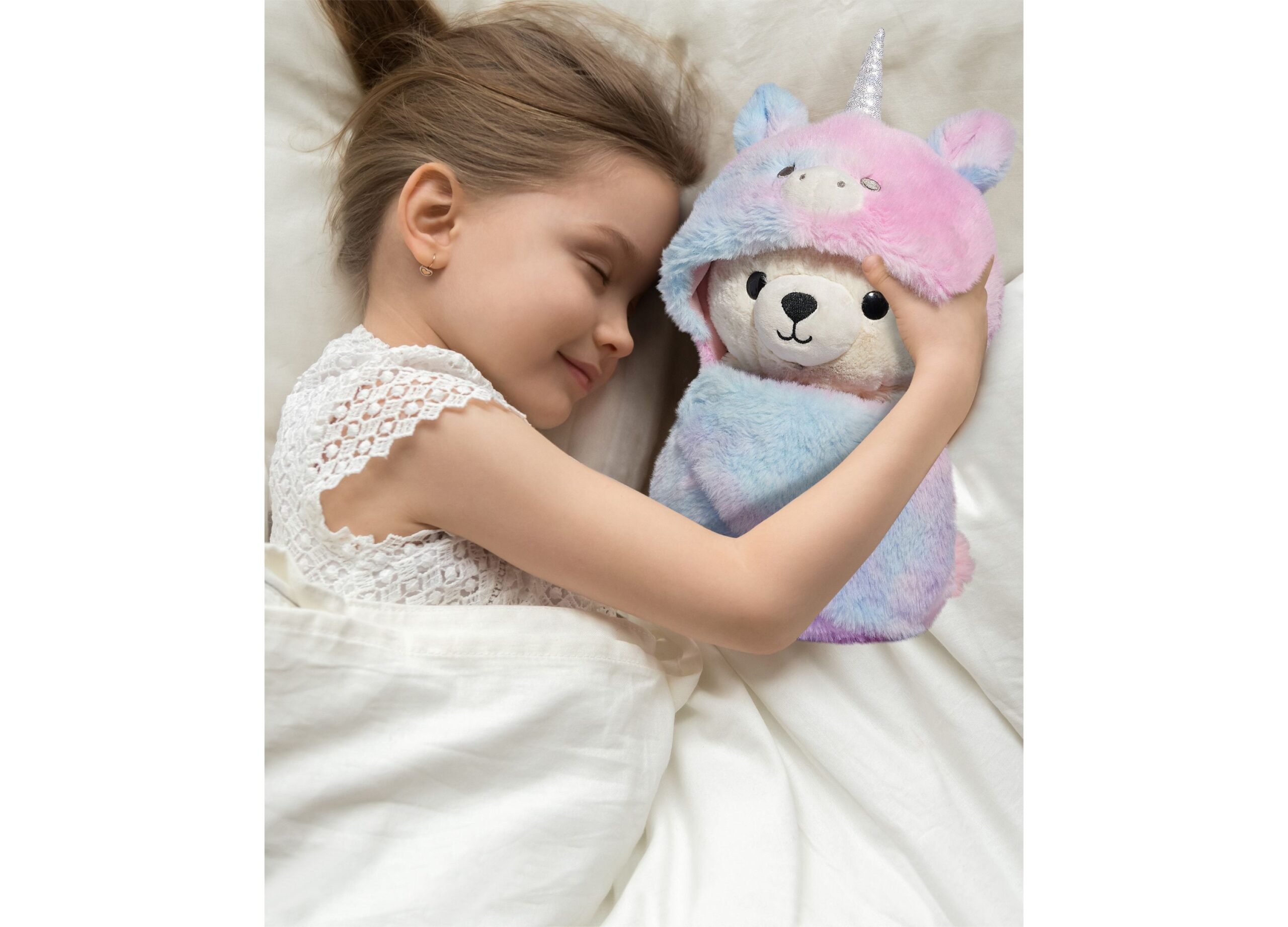Geoffrey's Toy Box 10 inch Cozie Friends Unicorn Teddy Bear - Exclusive to Macy's - Image 5