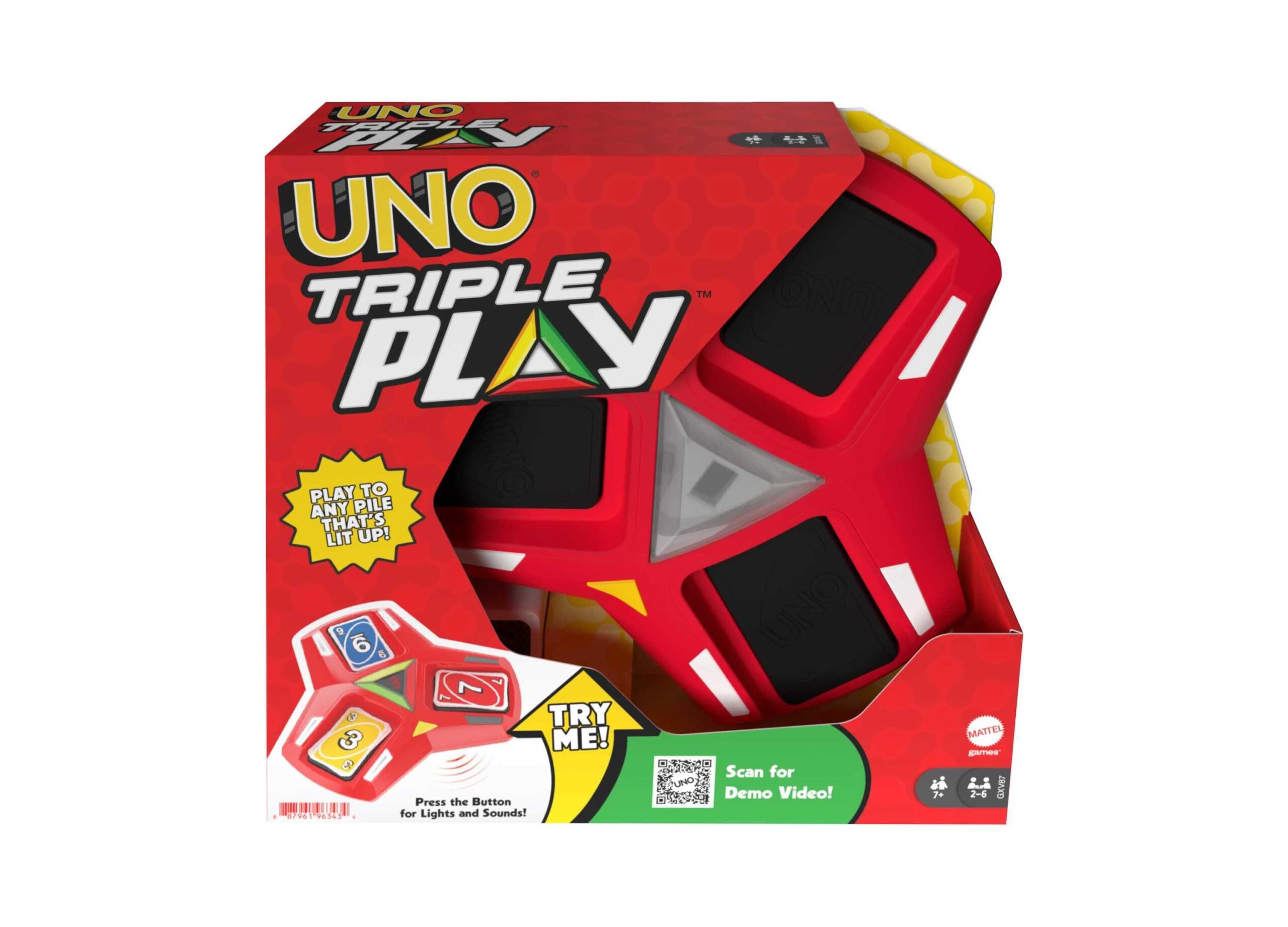 UNO Triple Play Card Game: Family Night Edition with Lights and Sounds - Image 6