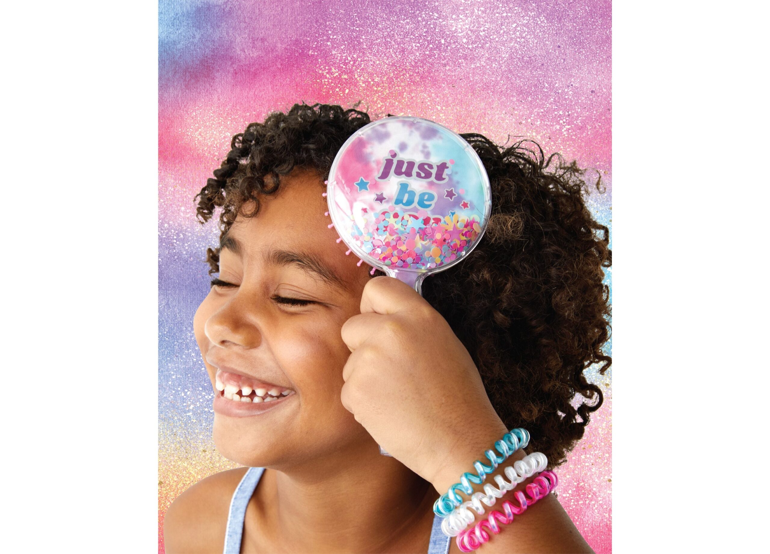 Geoffrey's Toy Box 13-Piece Rainbow Salon Hair Accessory Set for Kids - Image 3