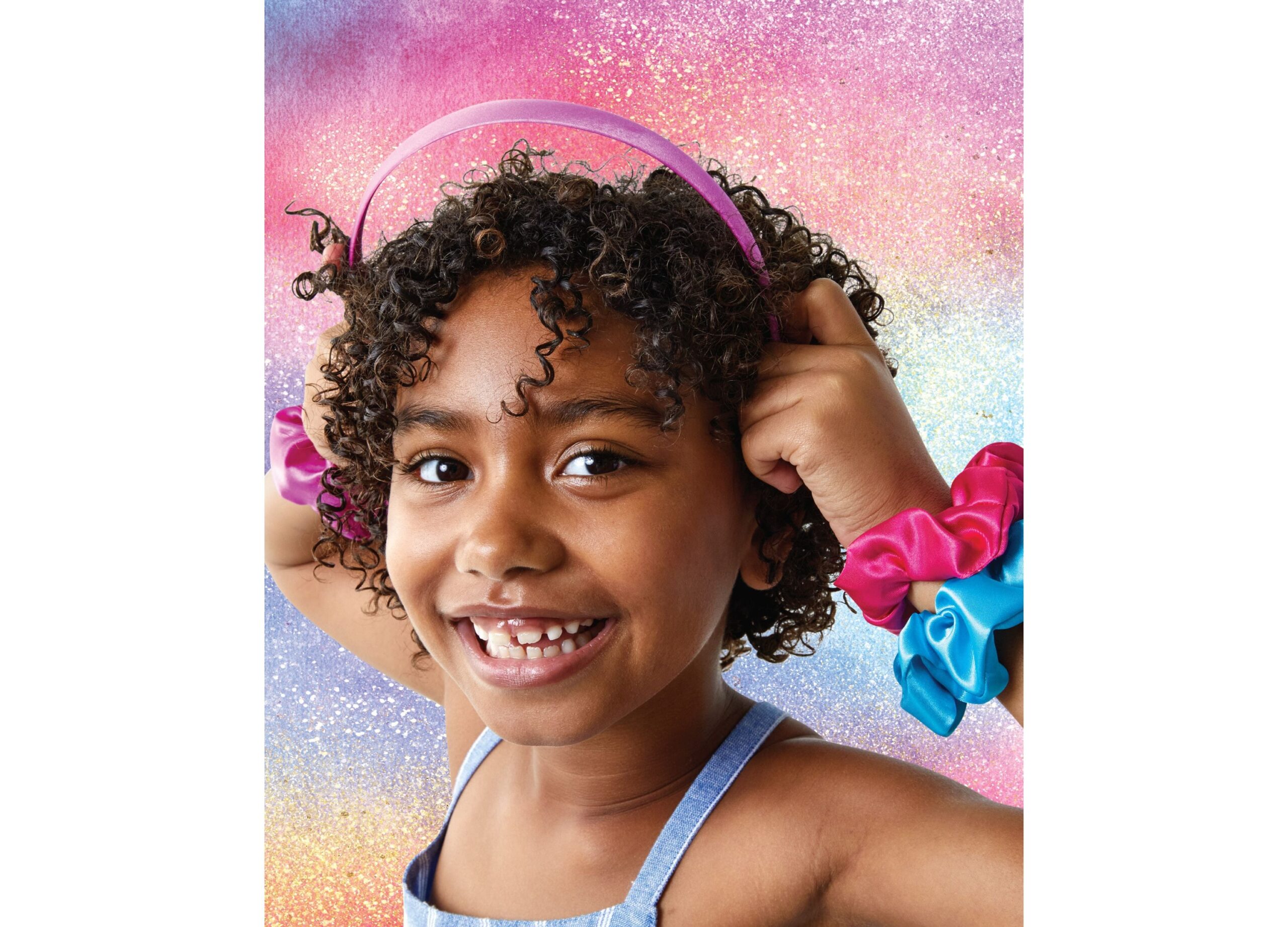 Geoffrey's Toy Box 13-Piece Rainbow Salon Hair Accessory Set for Kids - Image 6