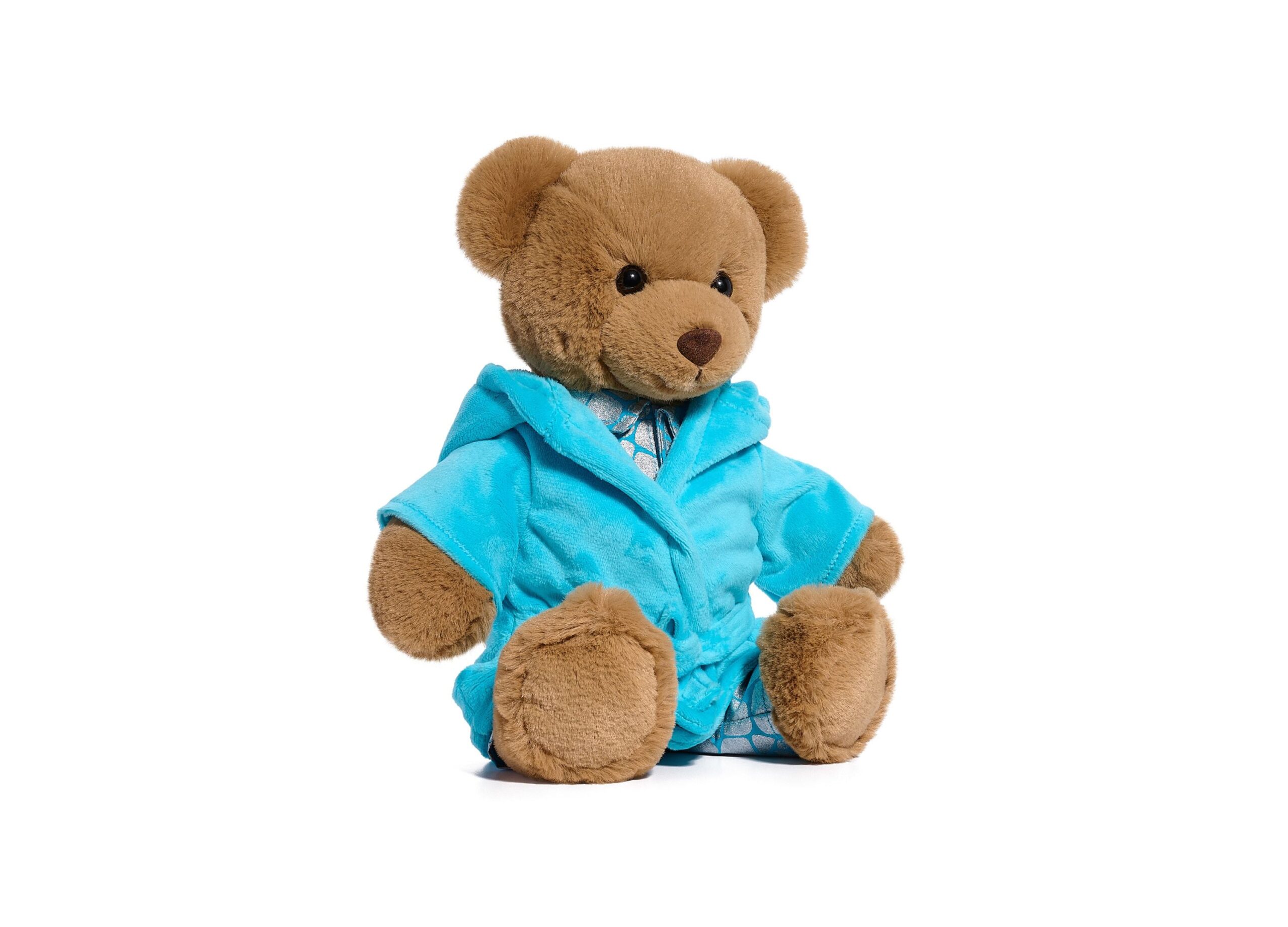 Geoffrey's Toy Box 9.5 inch Plush Teddy Bear with Robe - Exclusive to Toys R Us - Image 2