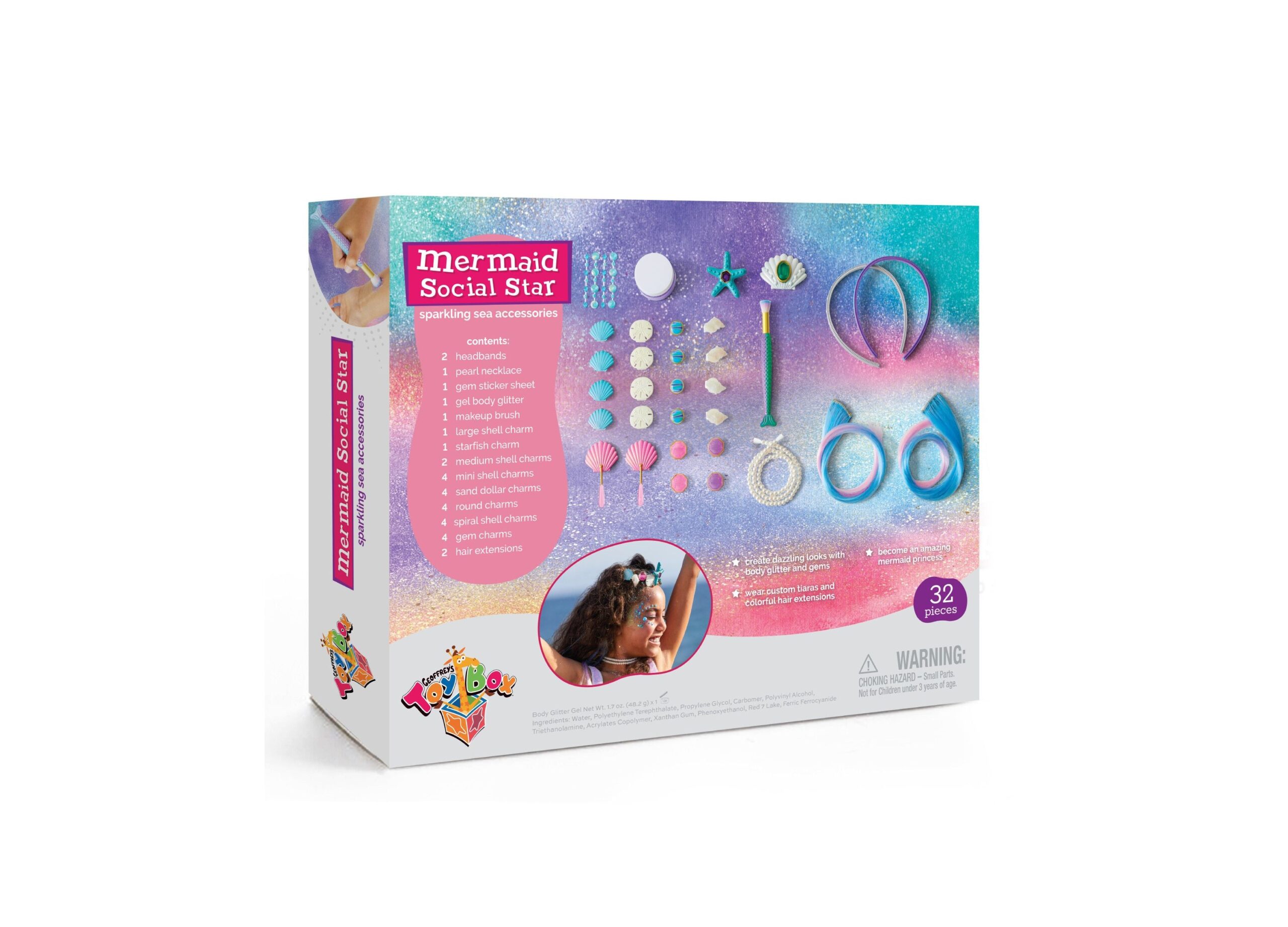 Geoffrey's Toy Box 32-Piece Mermaid Social Star Accessory Set - Exclusive to Macy's - Image 2