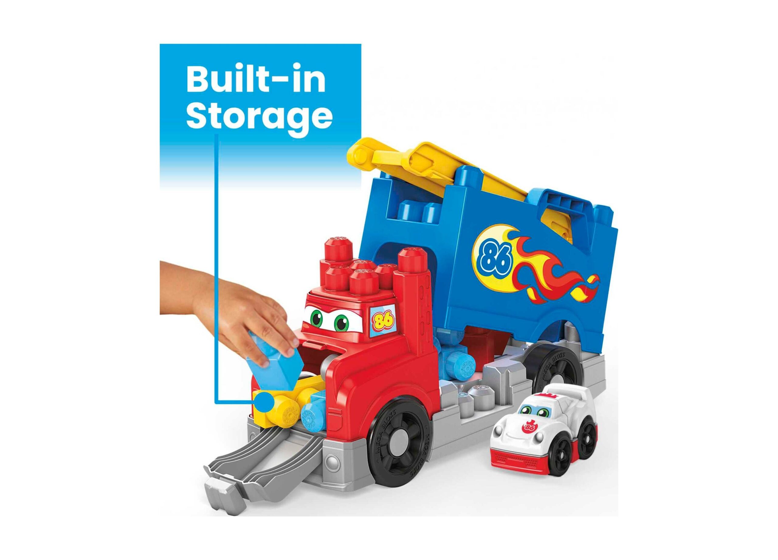 Mega Bloks Build & Race Rig with Sound Effects and Storage - Image 4
