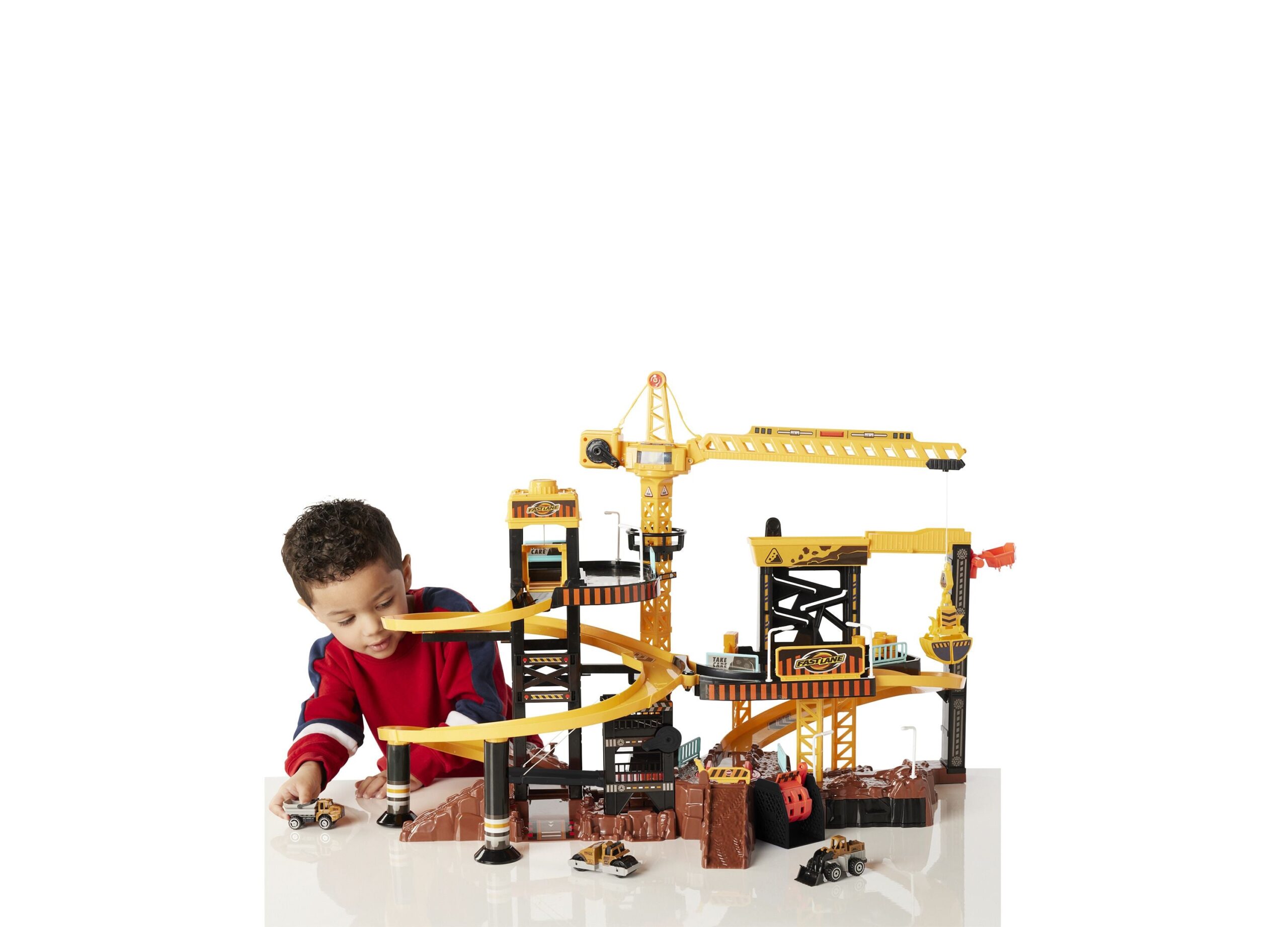 Toys R Us Fast Lane 110-Piece Lights & Sounds Construction Playset - Image 2