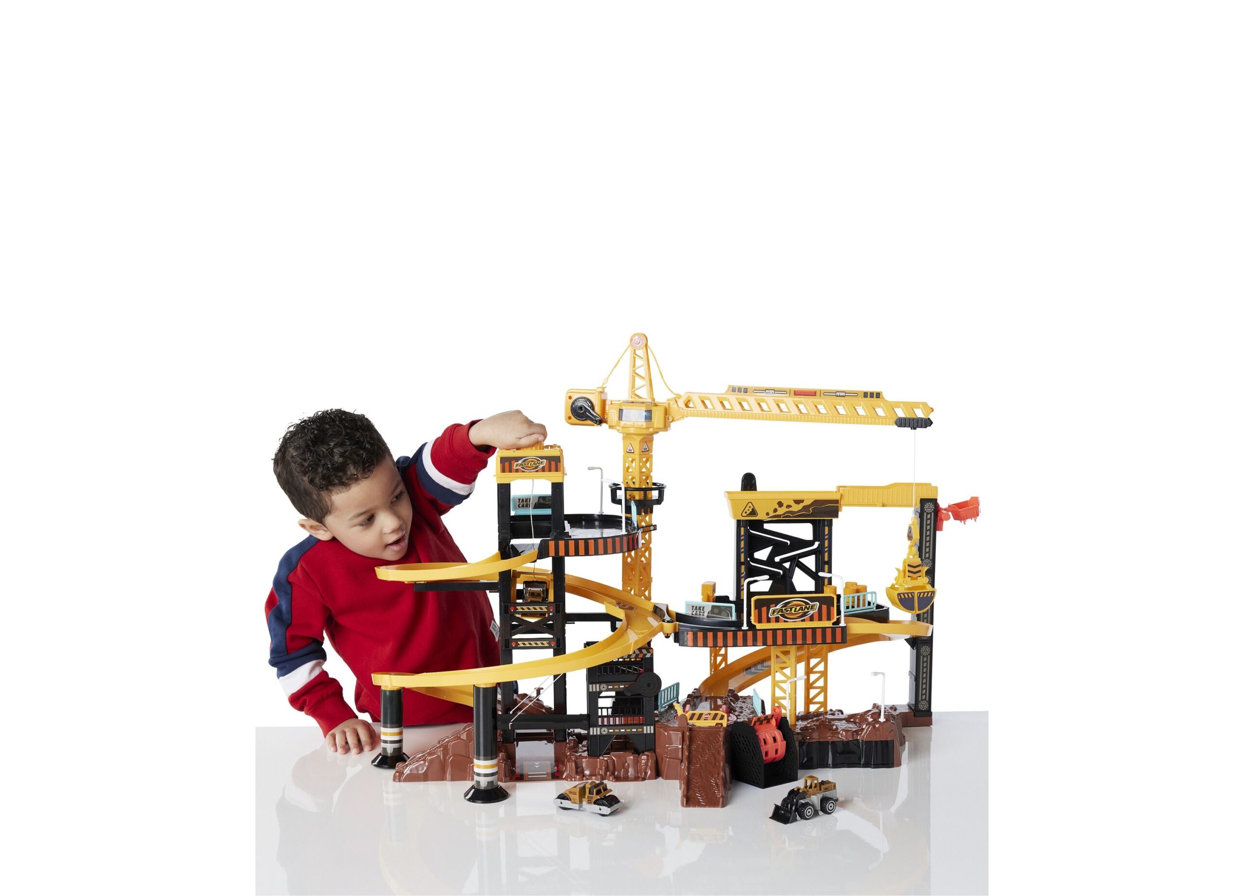 Toys R Us Fast Lane 110-Piece Lights & Sounds Construction Playset - Image 10