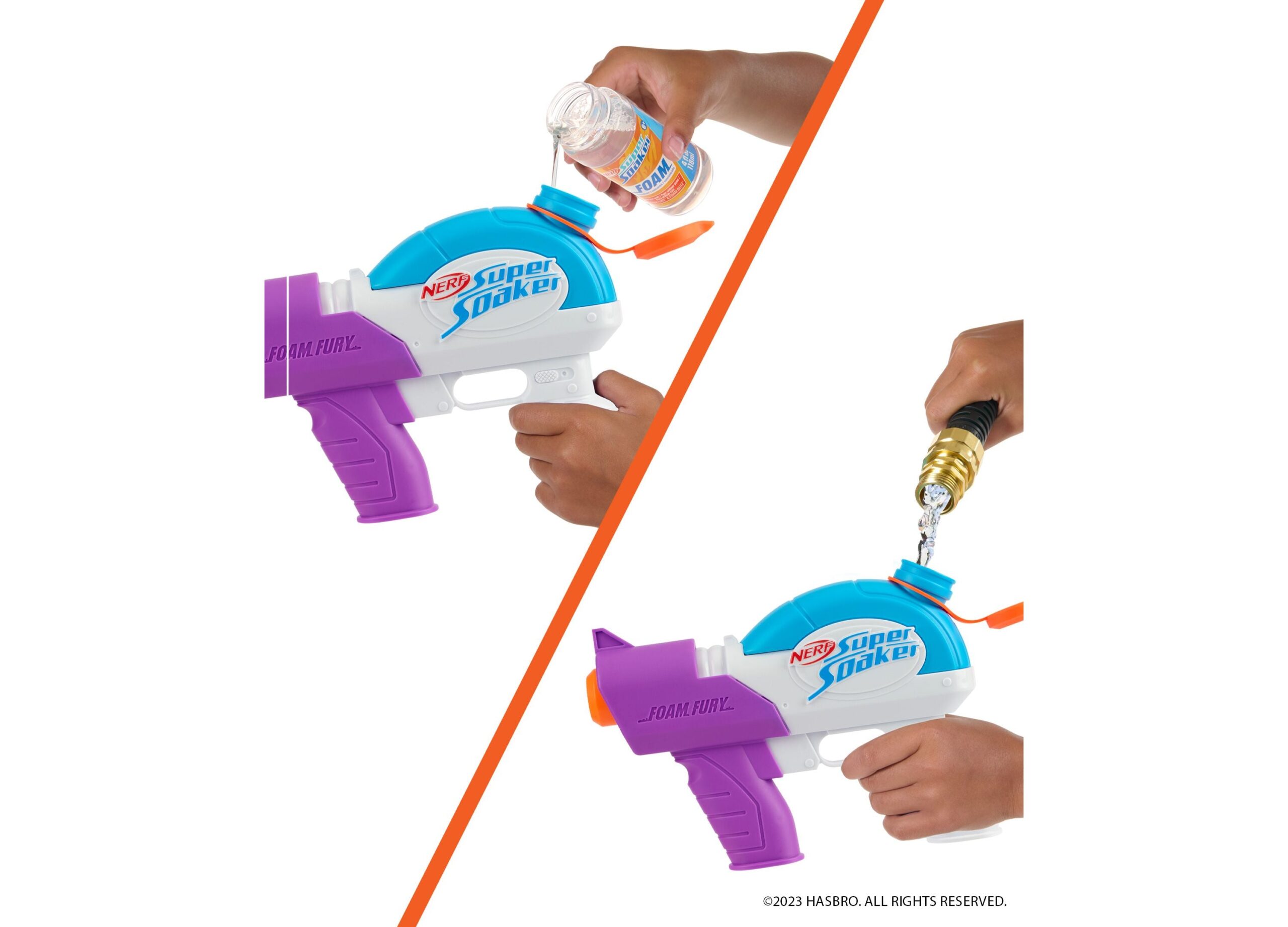 Nerf Super Soaker Foam Fury Blaster by WowWee - Ultimate Foam and Water Blaster - Image 2