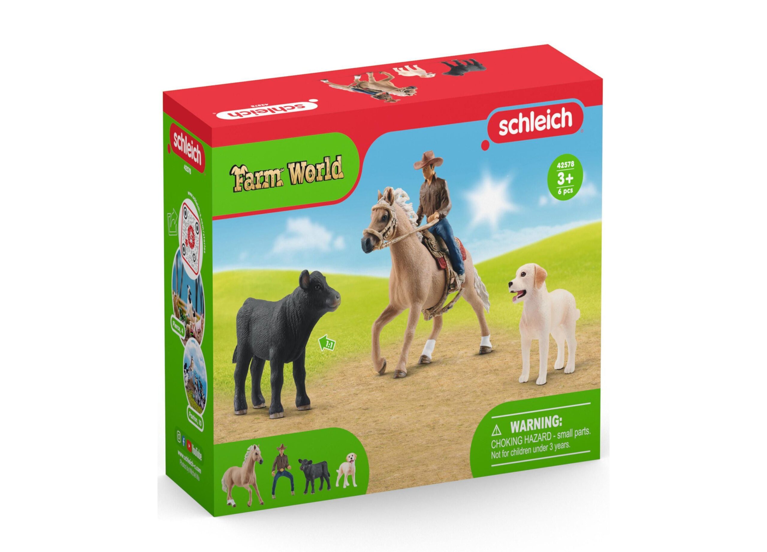 Schleich Farm World Western Riding Adventures Playset - 6 Pieces - Image 5