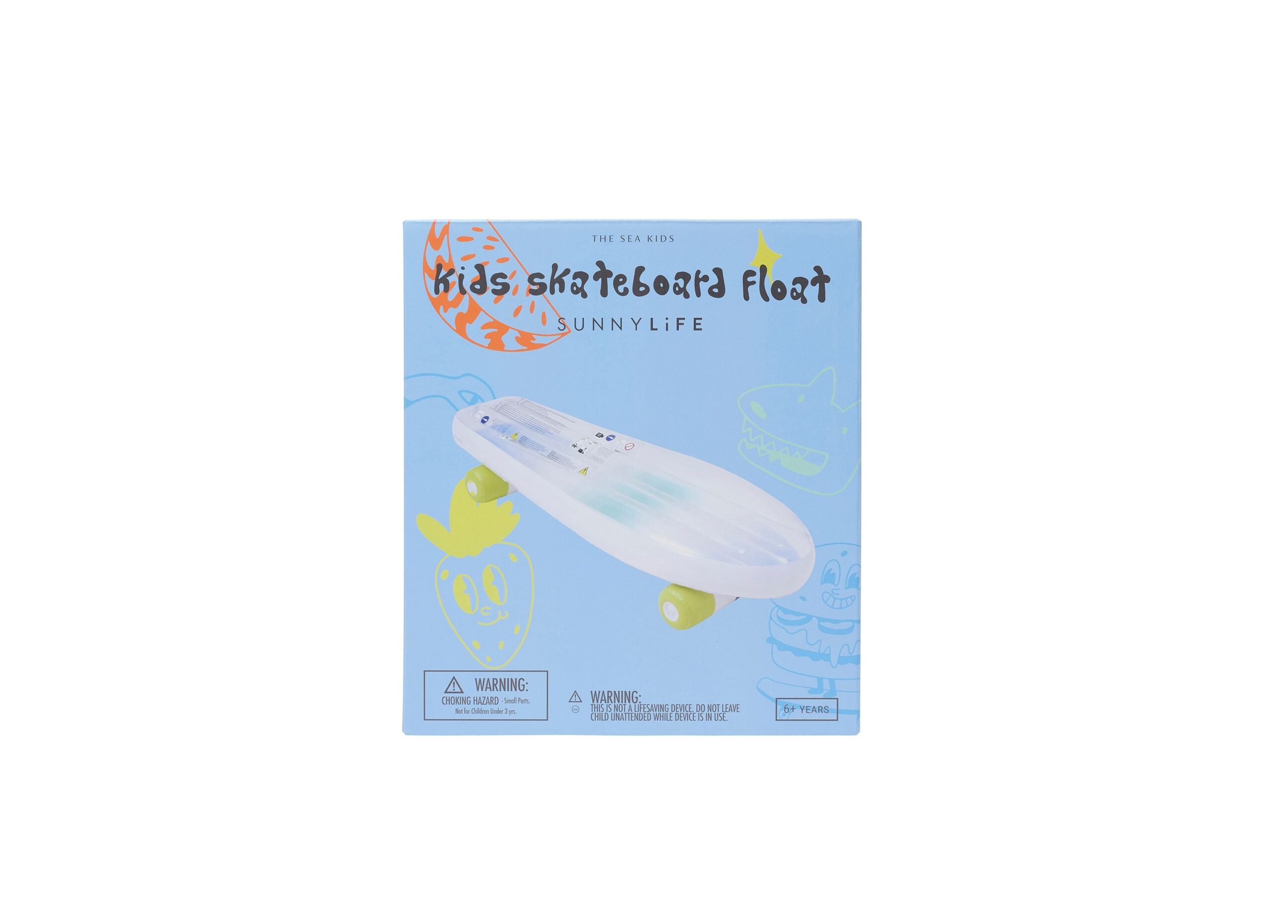 Sunnylife Inflatable Skateboard Pool Float for Kids - Image 7
