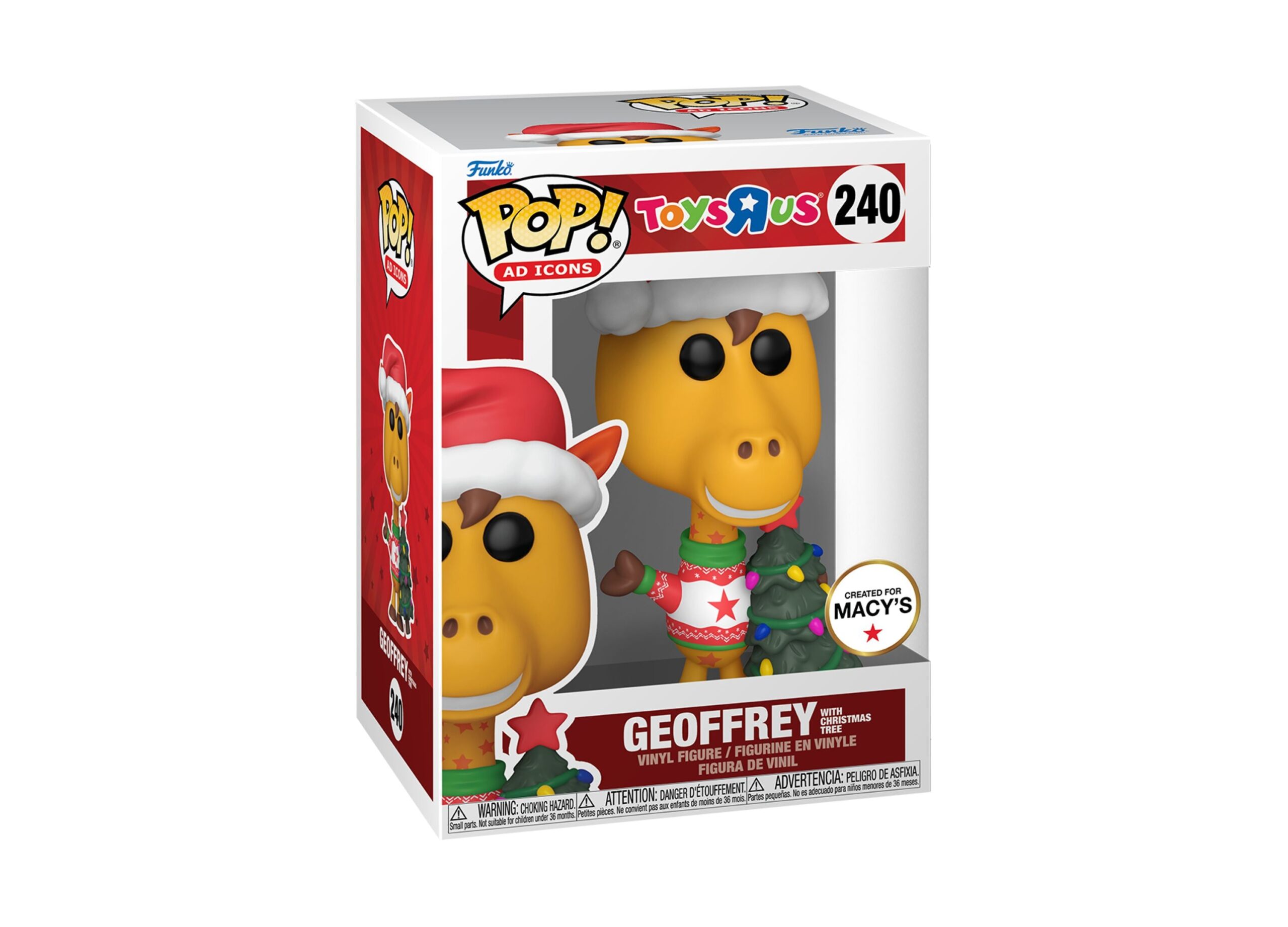 Funko Pop Ad Icons: Geoffrey with Christmas Tree Vinyl Figures, Created for Macy's - Image 2