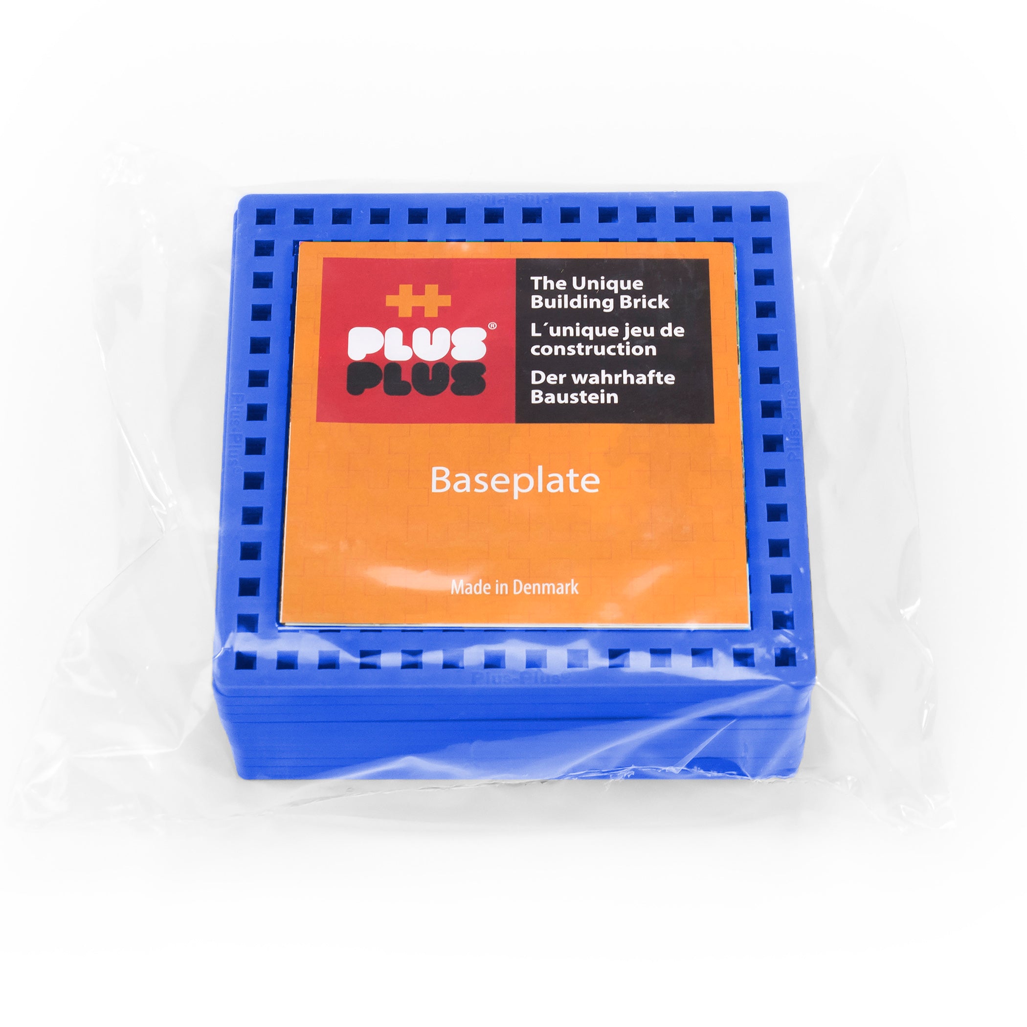Plus-Plus Classroom Blue Baseplates Set, 12-Pack - Image 2