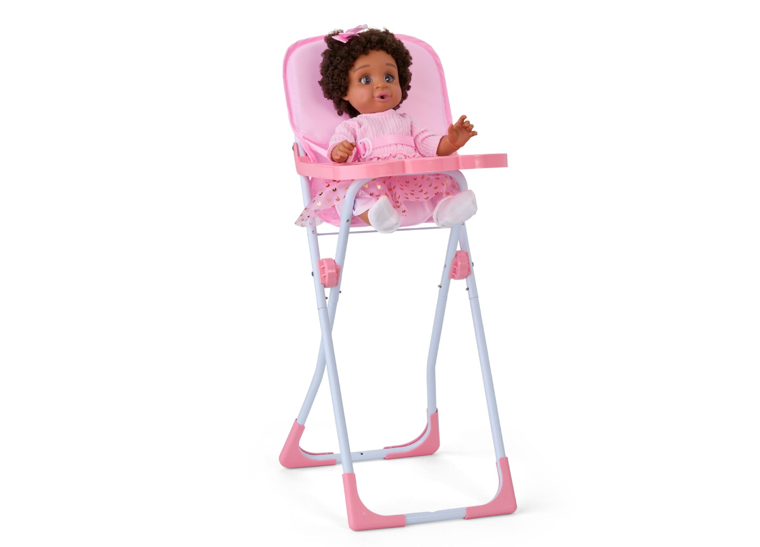 Journey Girls Highchair Playset for 14-inch Dolls - Pastel Pink - Image 6