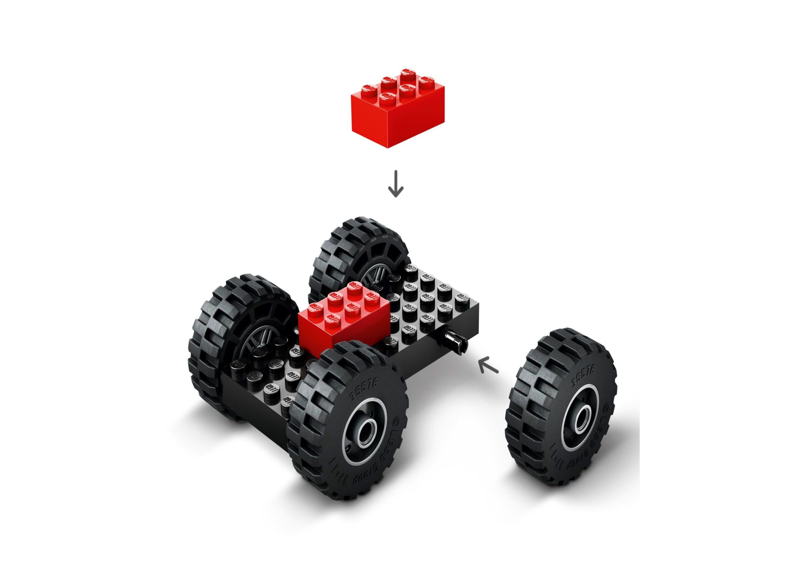LEGO City Construction Wheel Loader Building Set 60450 - 81 Pieces - Image 5