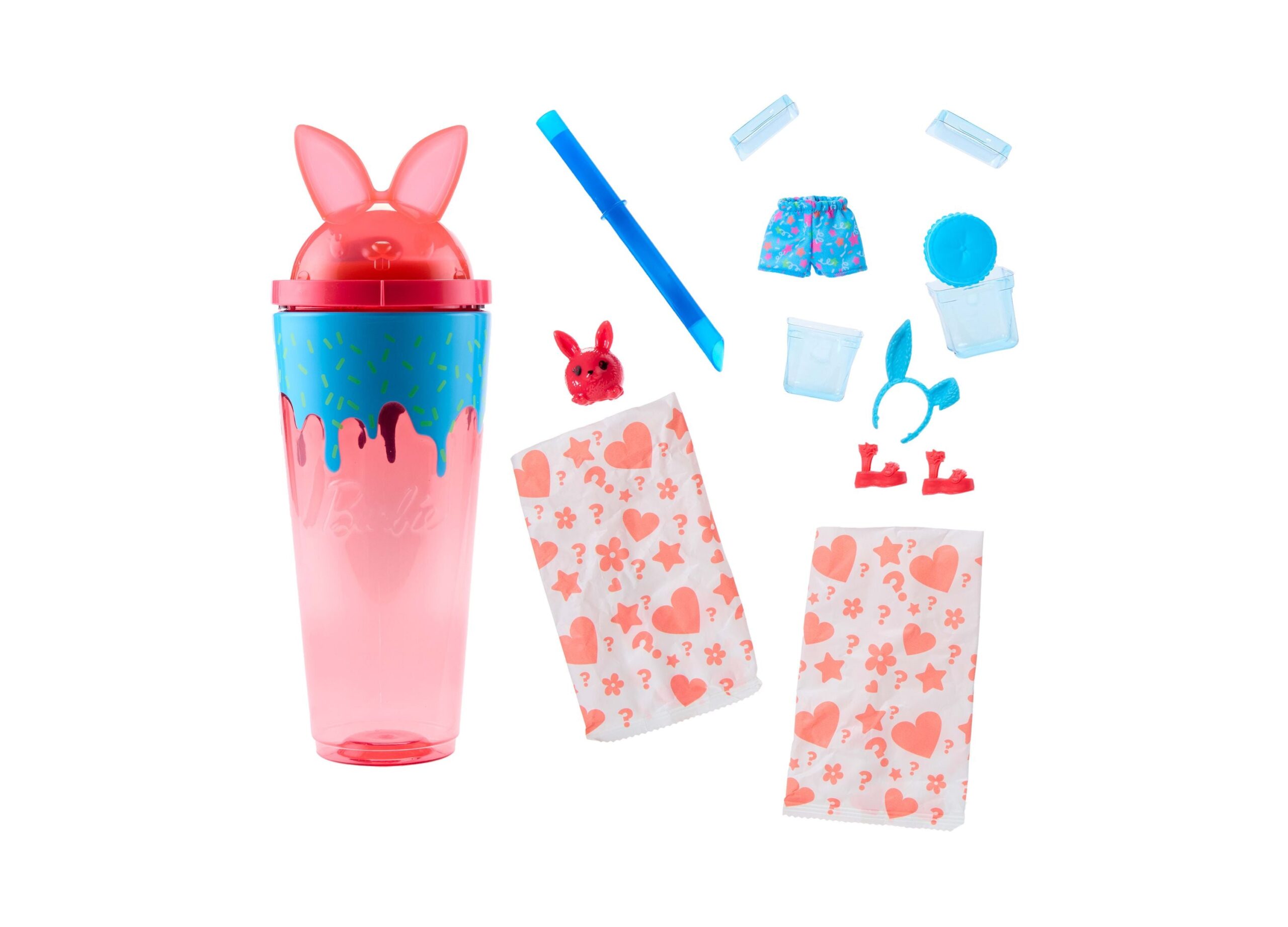 Barbie Pop Reveal Shakes - Bright Bunny Fashion Doll with Accessories - Image 4
