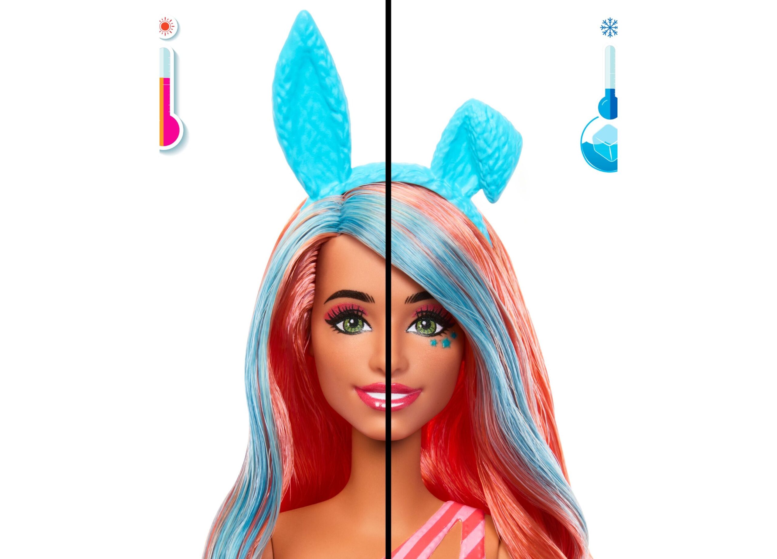 Barbie Pop Reveal Shakes - Bright Bunny Fashion Doll with Accessories - Image 2