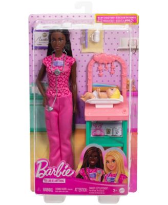 Barbie Baby Doctor Doll with Examination Table and Accessories - Image 5