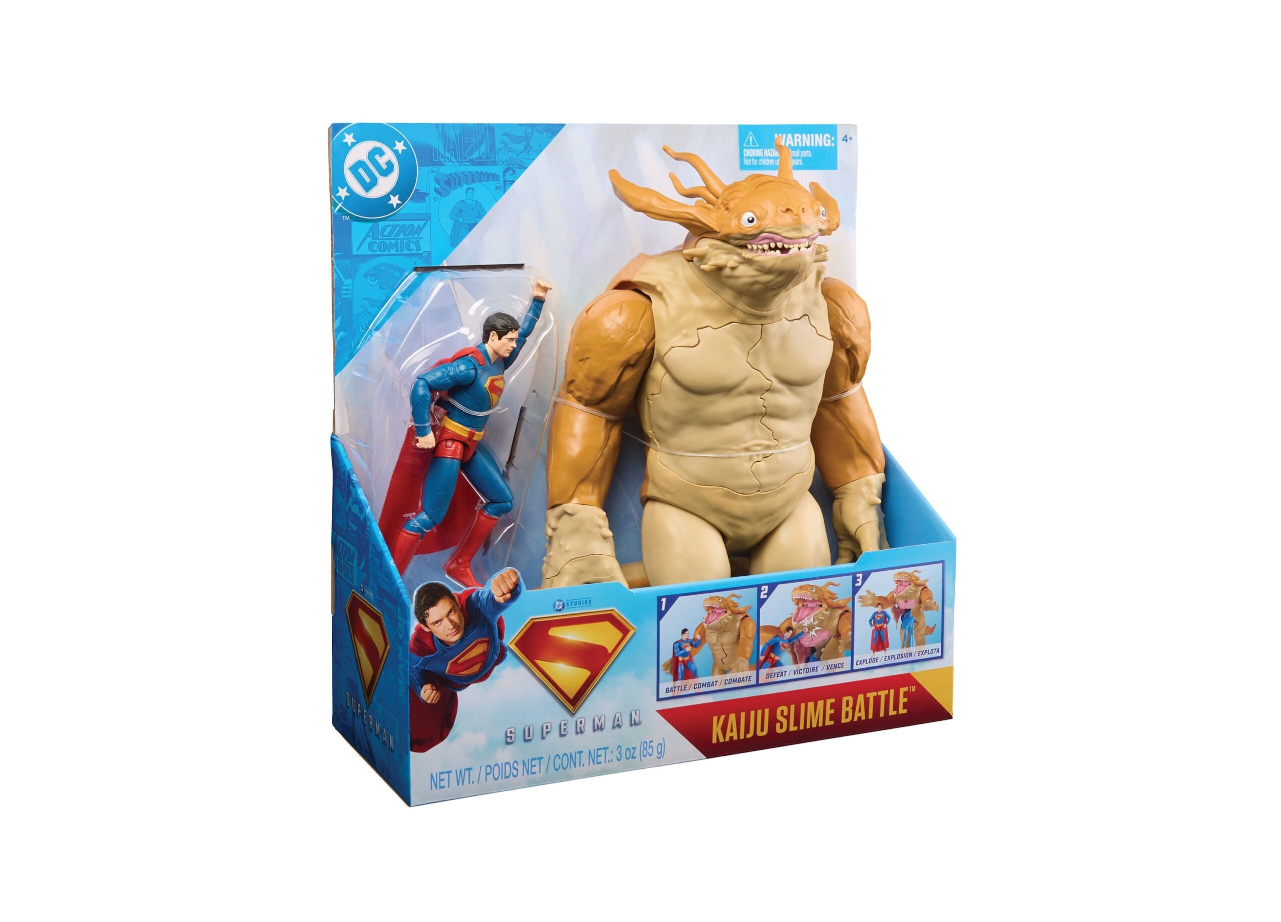 DC Comics Superman Vs. Kaiju 6-Inch Action Figure - Slime Battle Toy - Image 3