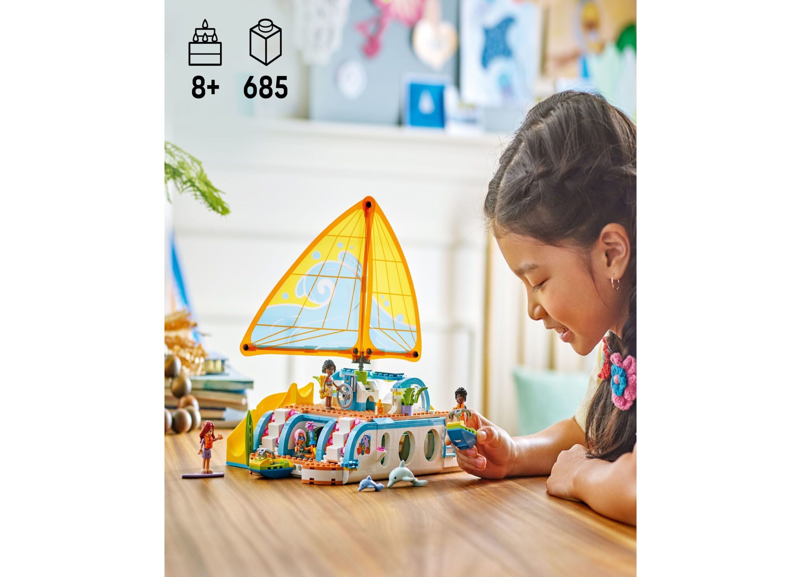 LEGO Friends Travel Boat Adventure 42664 Creative Building Set, 685 Pieces - Image 3