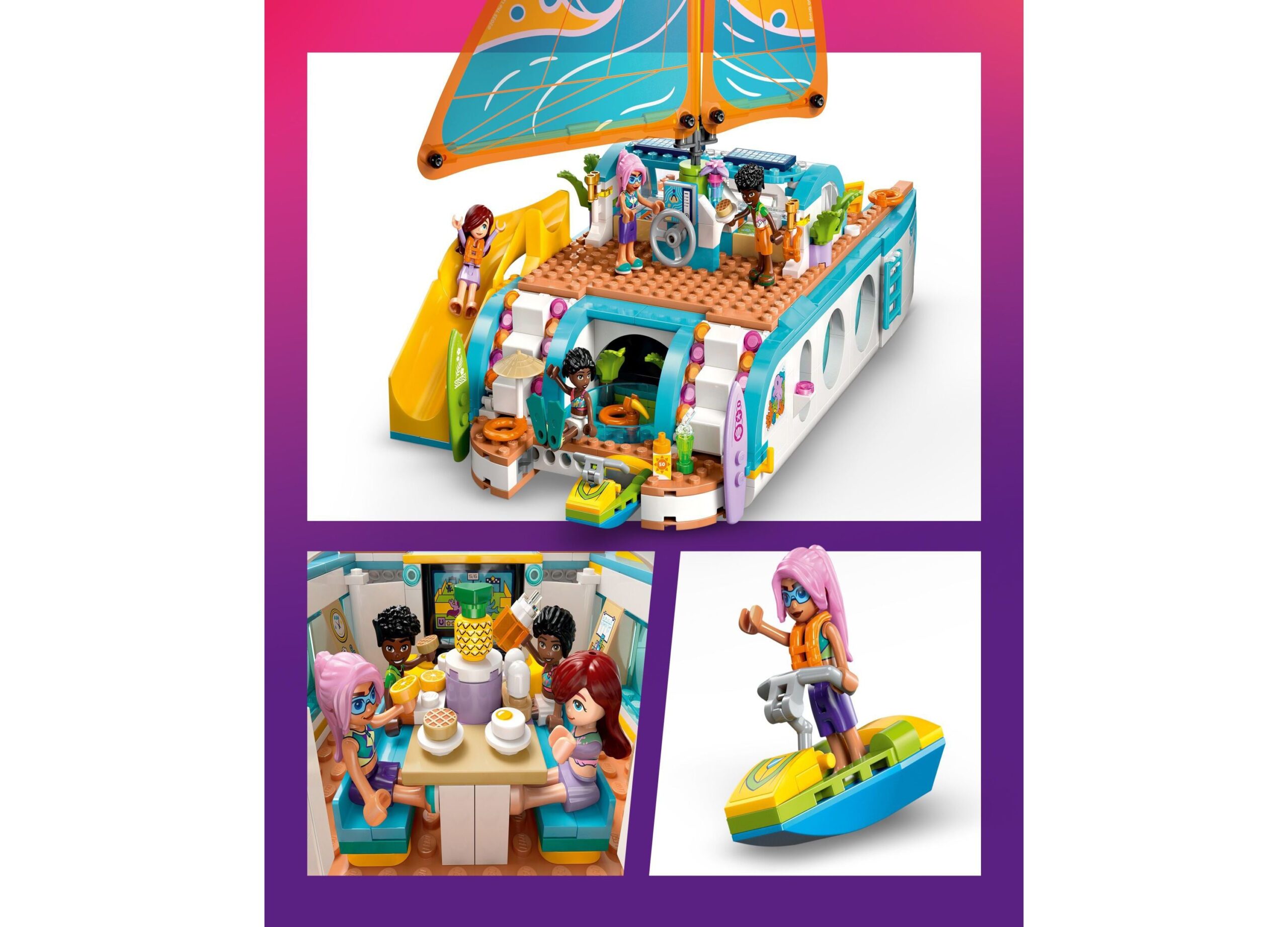 LEGO Friends Travel Boat Adventure 42664 Creative Building Set, 685 Pieces - Image 6